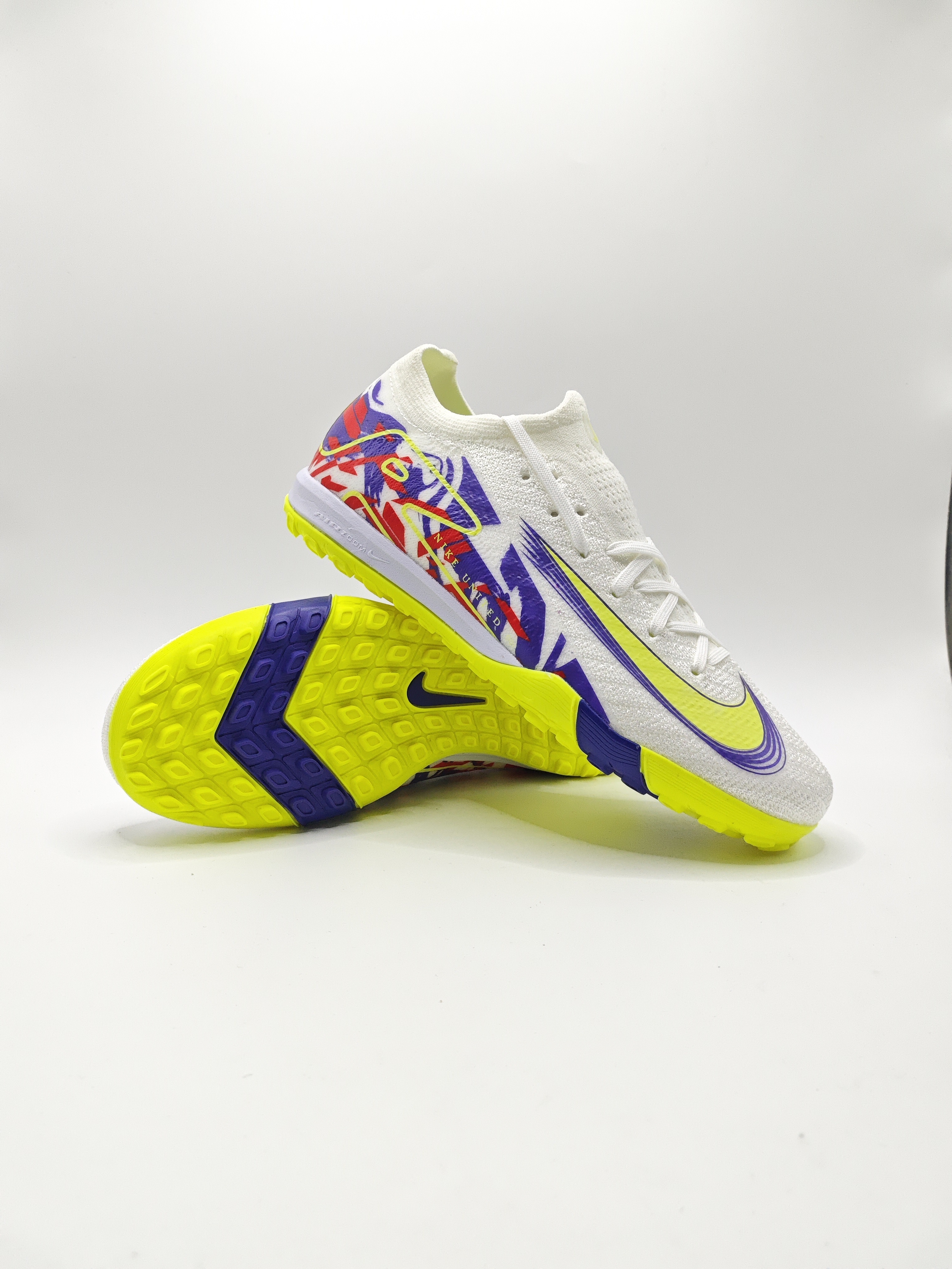 Nike Mercurial 16 Low-Top Built-in Full Air Cushion Waterproof Knit Turf Studs MD Outsole Soccer Cleats