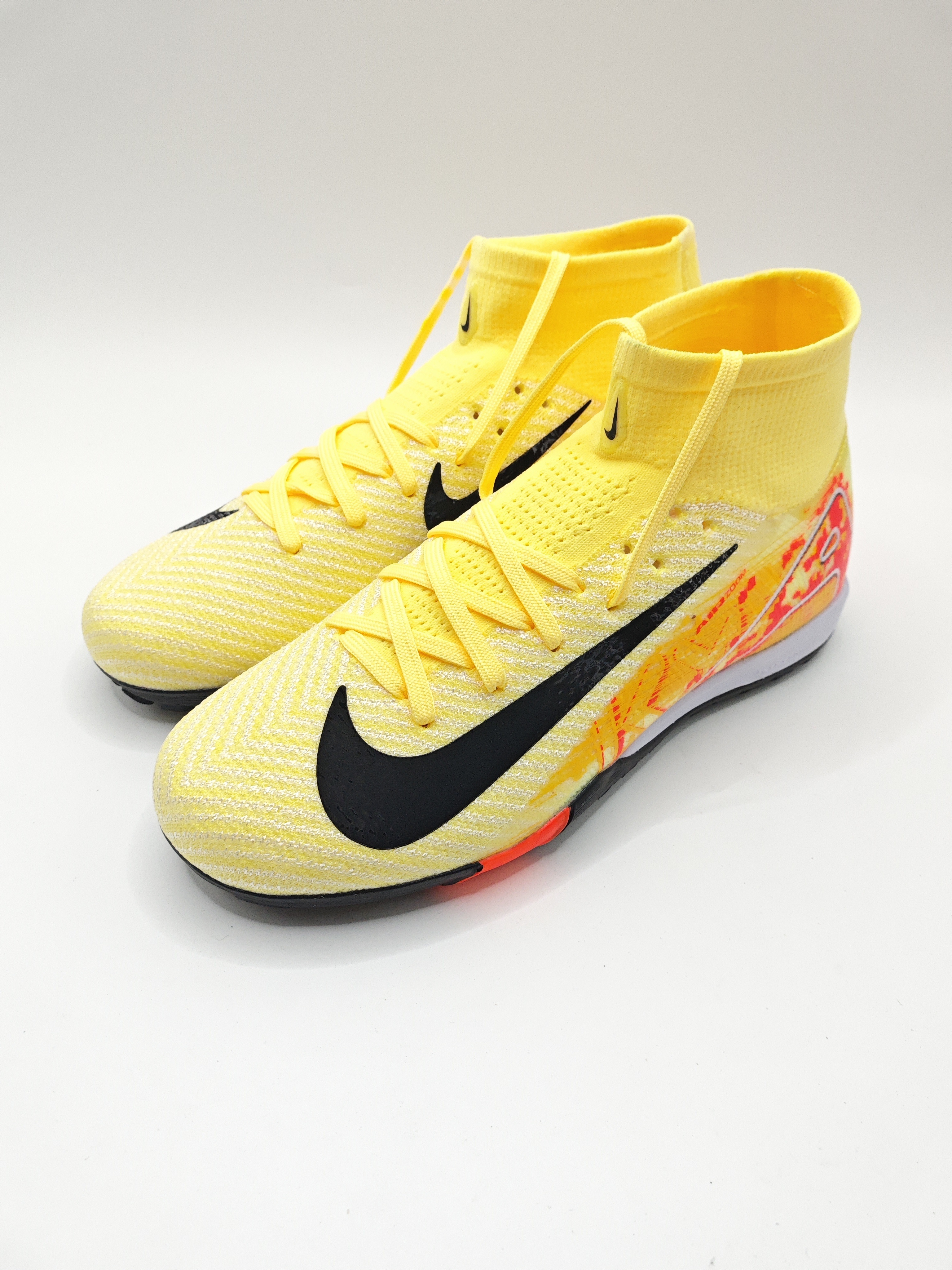 Nike Mercurial 16 High-Top Built-in Full Air Cushion Waterproof Knit Turf Studs MD Outsole Soccer Cleats