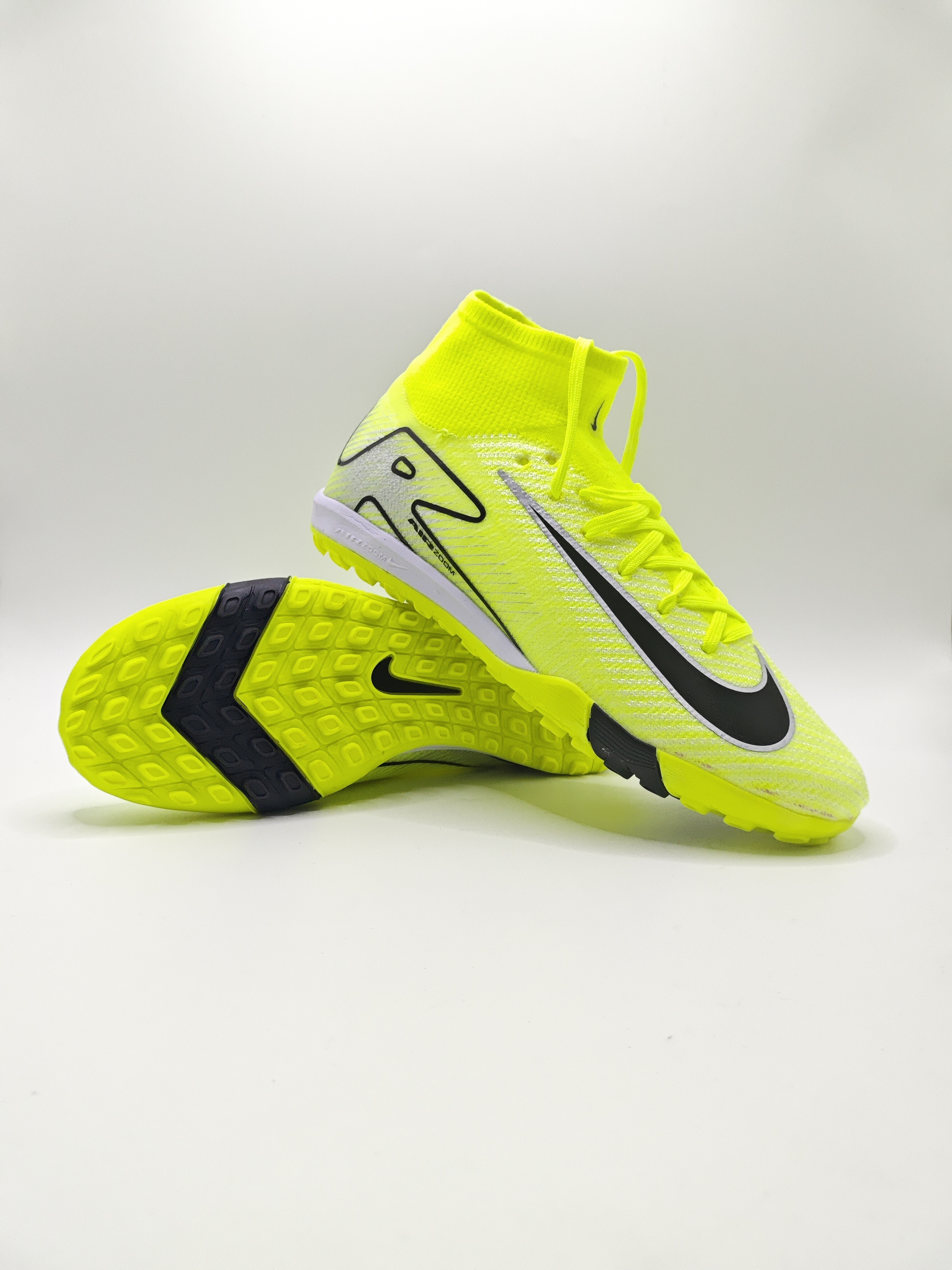 Nike Mercurial 16 High-Top Built-in Full Air Cushion Waterproof Knit Turf Studs MD Outsole Soccer Cleats