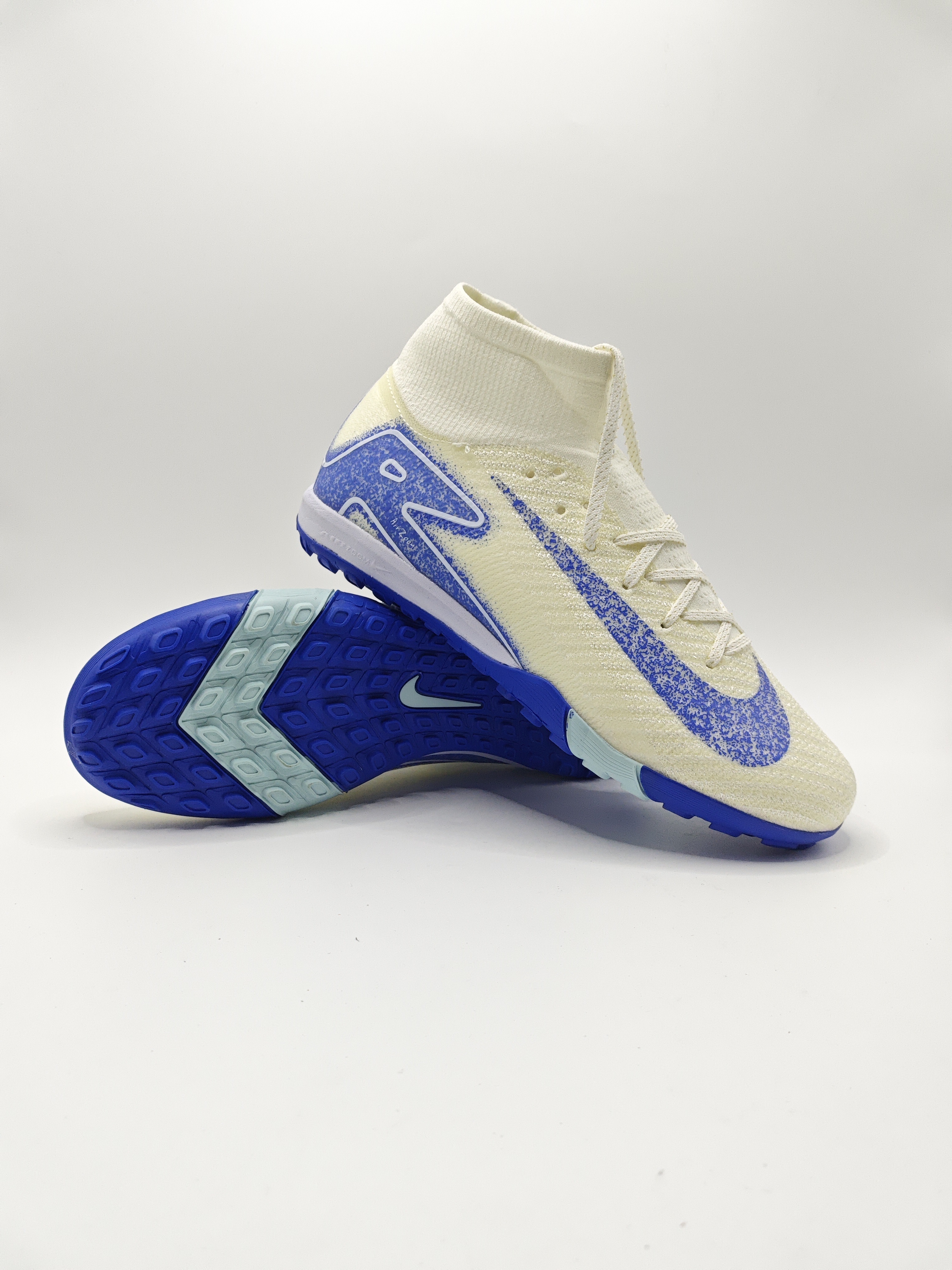 Nike Mercurial 16 High-Top Built-in Full Air Cushion Waterproof Knit Turf Studs MD Outsole Soccer Cleats