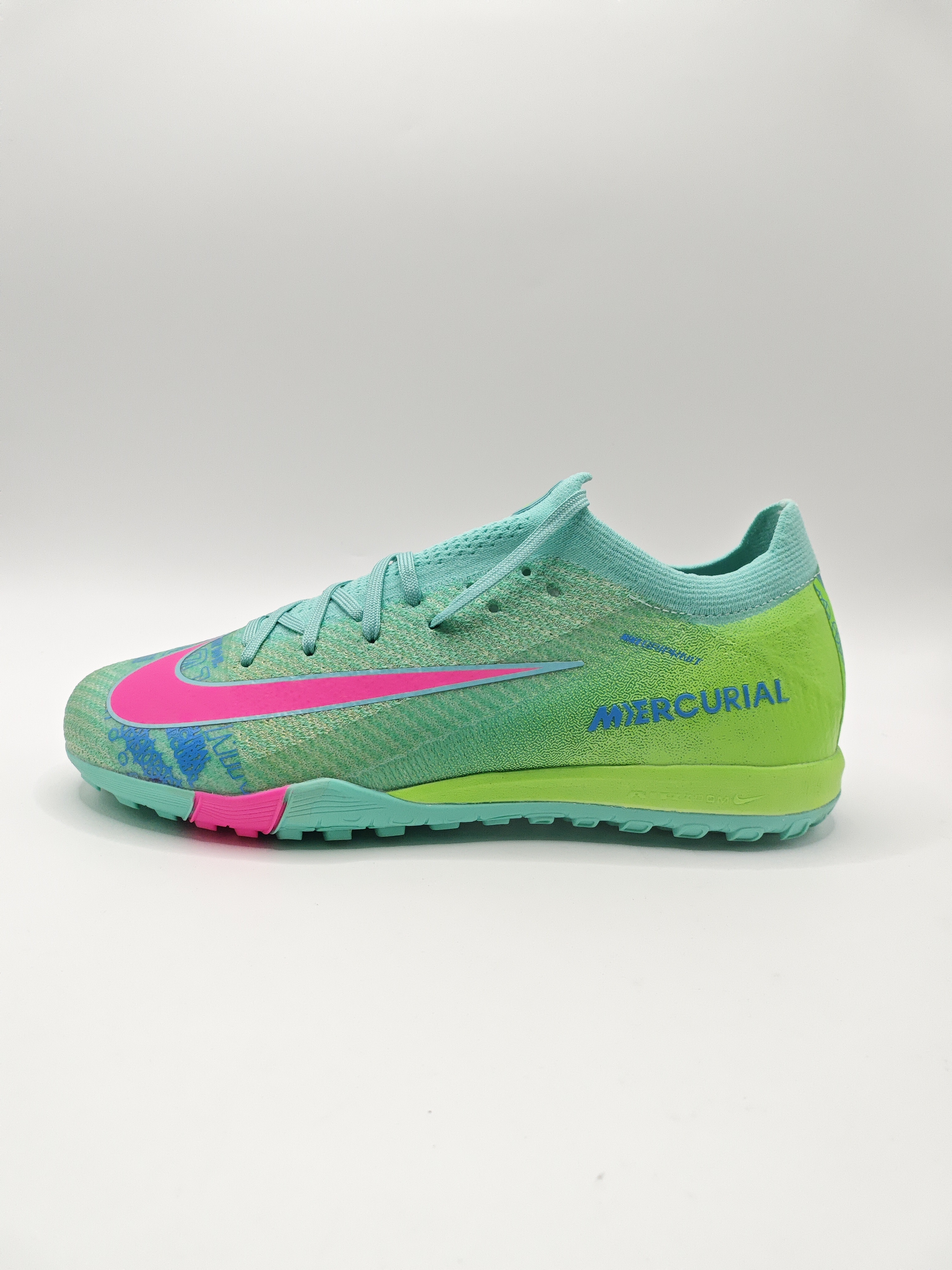 Nike Mercurial 16 Low-Top Built-in Full Air Cushion Waterproof Knit Turf Studs MD Outsole Soccer Cleats