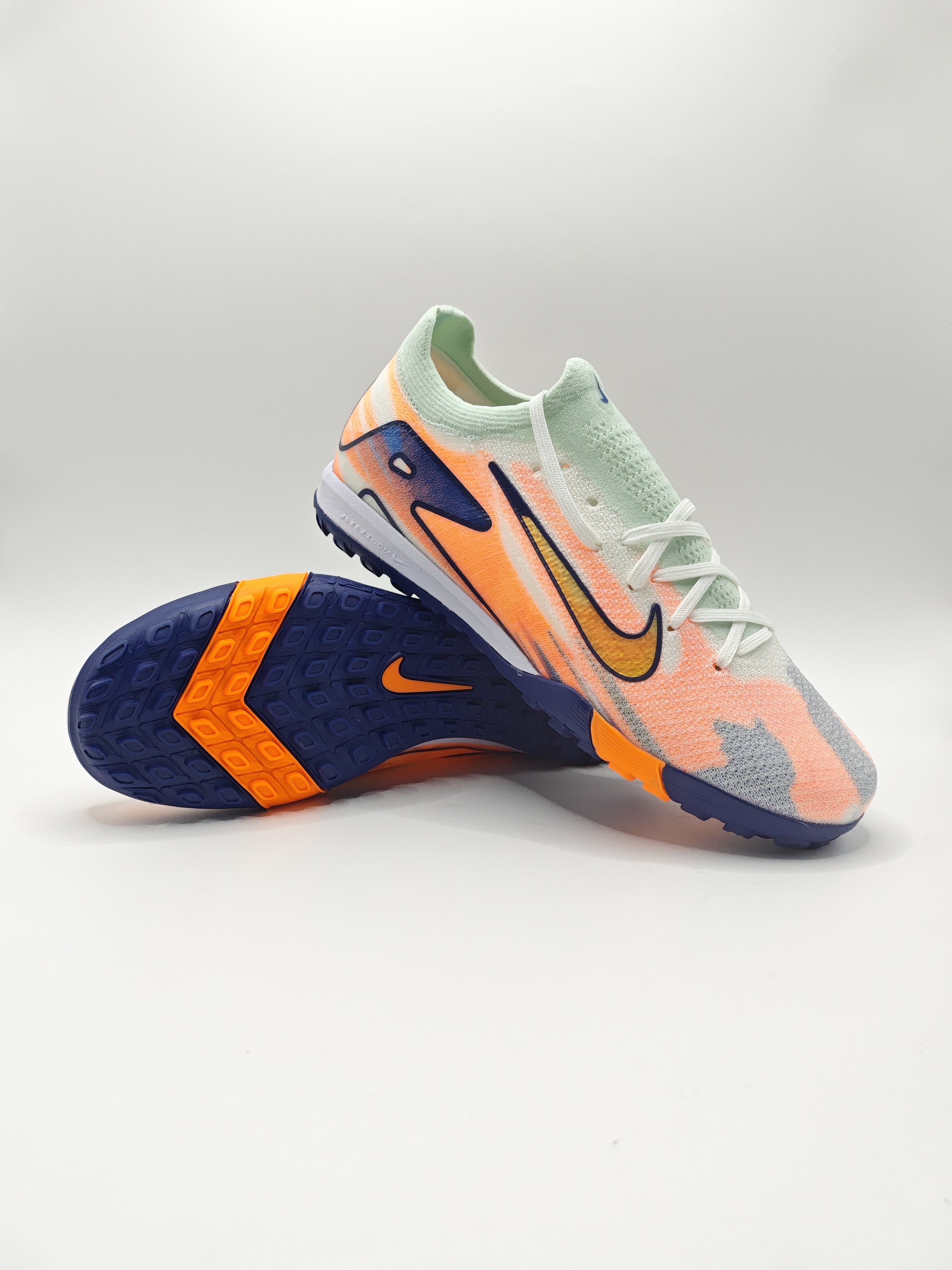 Nike Mercurial 16 Low-Top Built-in Full Air Cushion Waterproof Knit Turf Studs MD Outsole Soccer Cleats