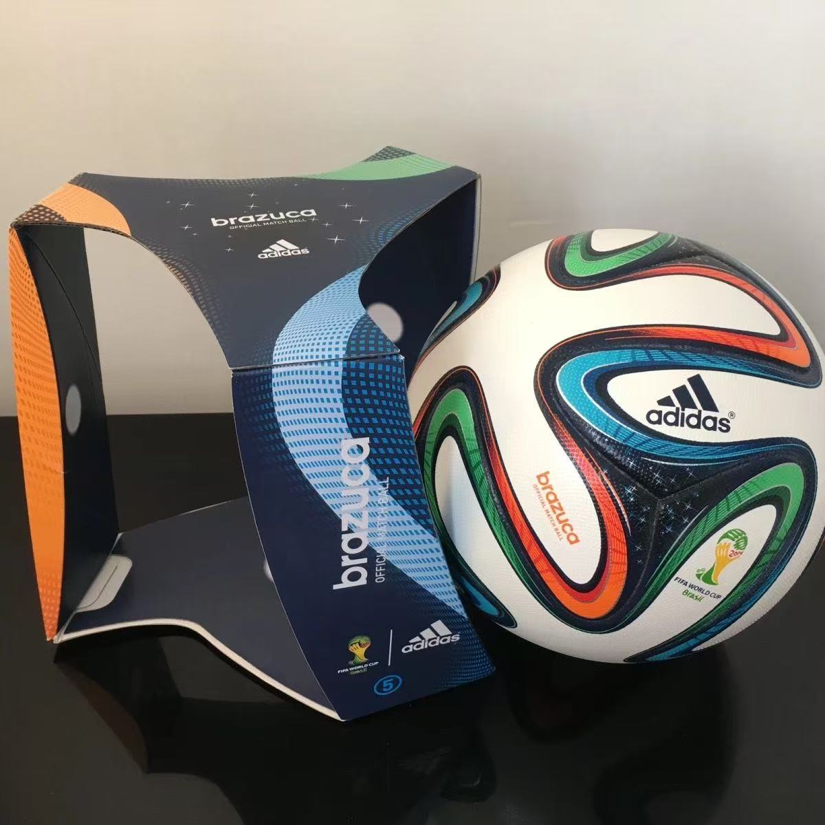 Adidas Brazuca 2014 FIFA World Cup Official Match Ball – Size 5 | Brazil World Cup Football
