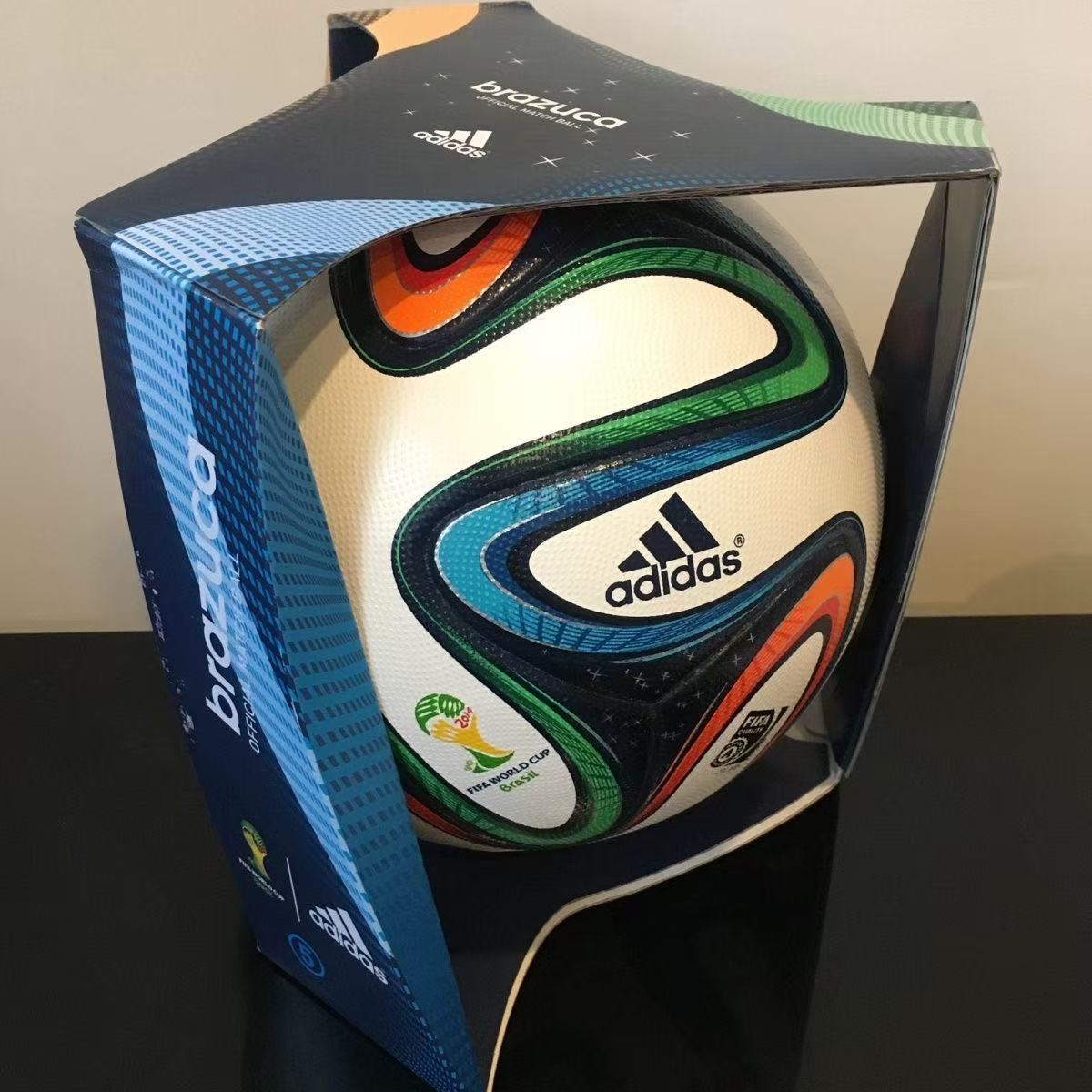 Adidas Brazuca 2014 FIFA World Cup Official Match Ball – Size 5 | Brazil World Cup Football