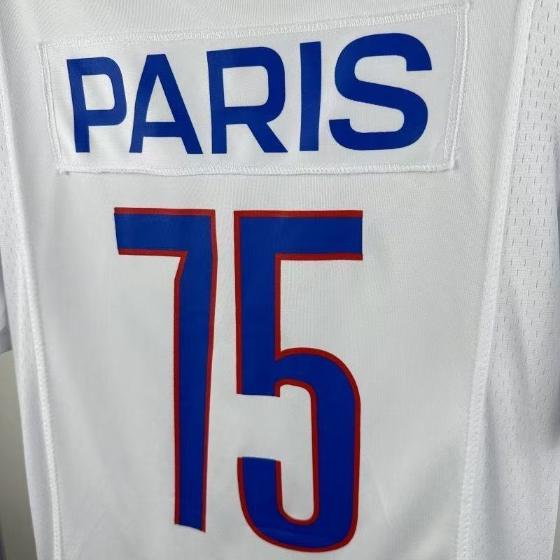 PSG × NFL Special Edition Jersey – Paris 75 White American Football Style Shirt | Paris Saint-Germain