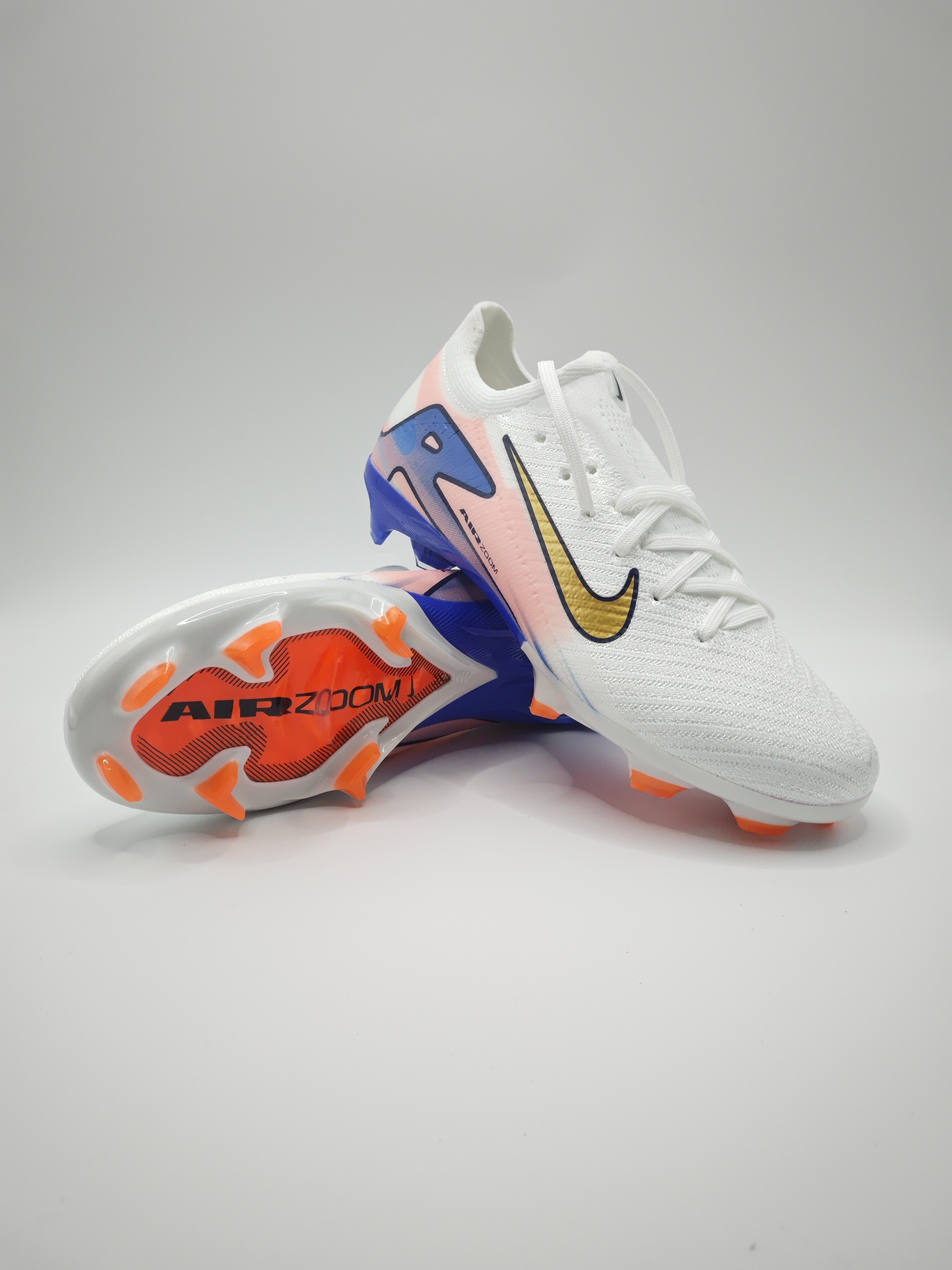 Nike Mercurial 16 with Built-in Bonded Pack: Full Air Cushion, Waterproof Knit FG Soccer Cleats