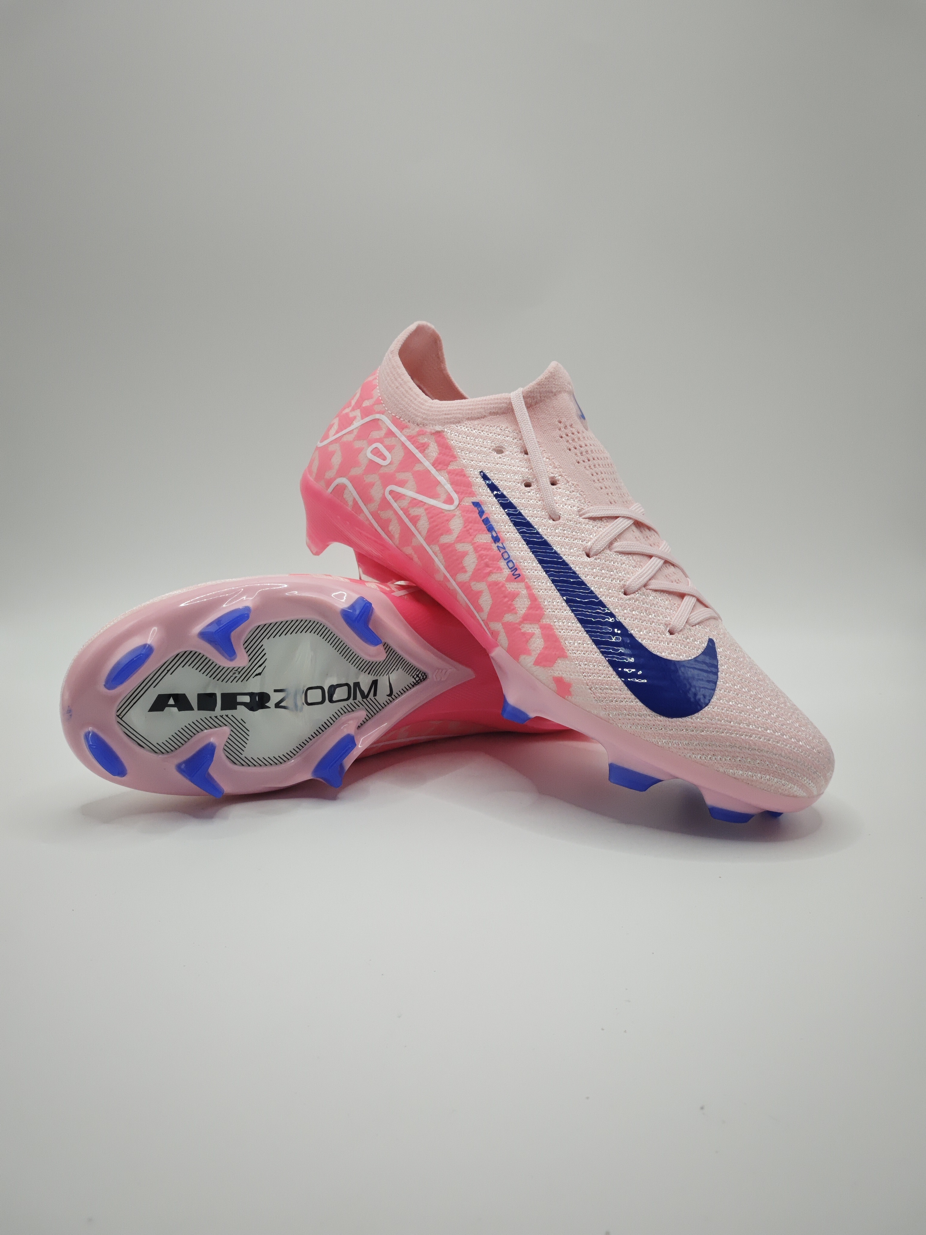 Nike Mercurial 16 FG Soccer Cleats with Built-in Bonded Pack: Full Air Cushion for All-Match Comfort, Waterproof Knit for Wet Fields