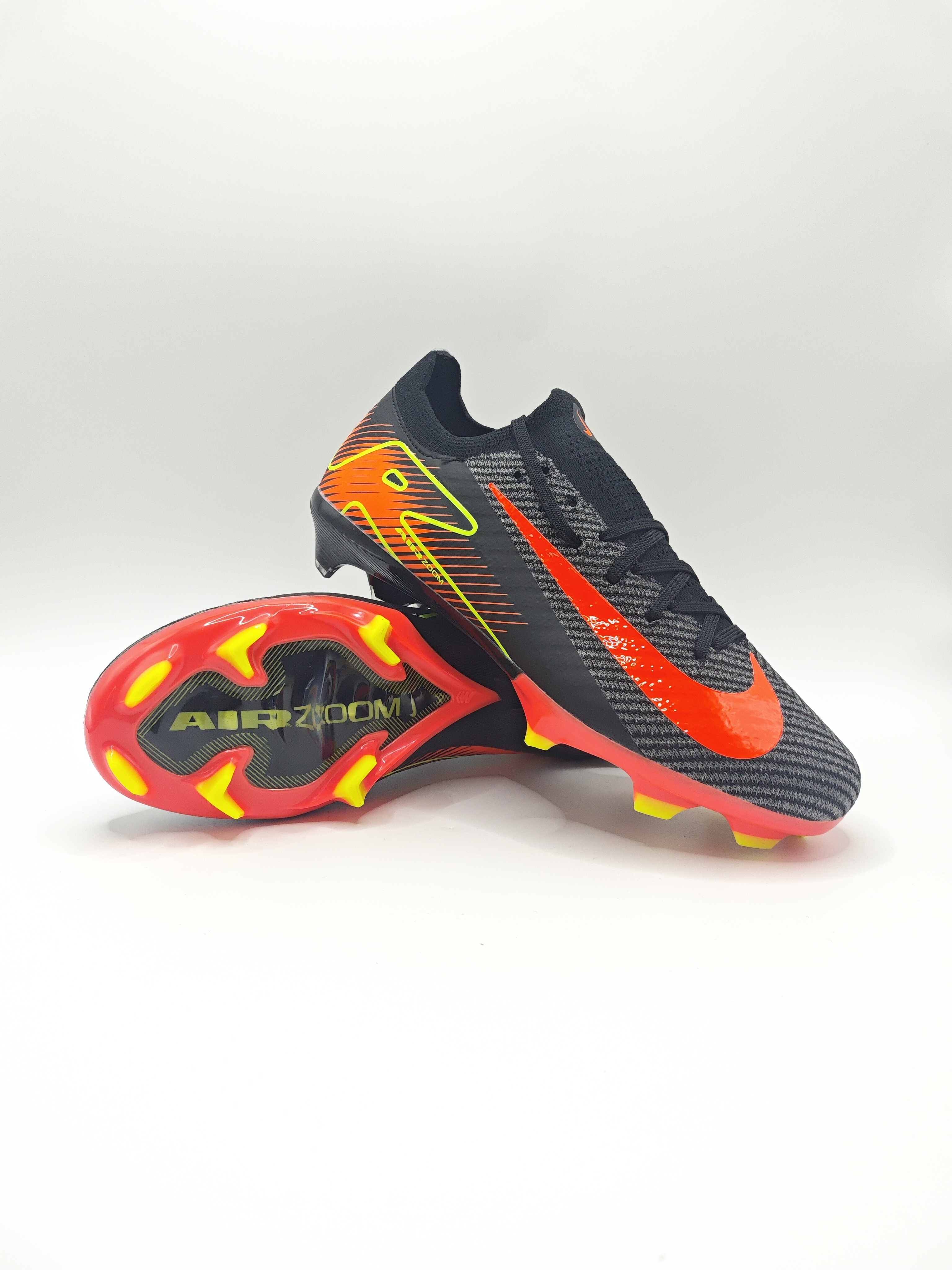 Nike Mercurial 16 FG Soccer Cleats with Built-in Bonded Pack: Full Air Cushion for All-Match Comfort, Waterproof Knit for Wet Pitches