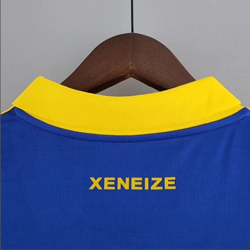 Boca Juniors 2023/24 Home Jersey – No Sponsor Classic Blue & Yellow Band | Fan Version