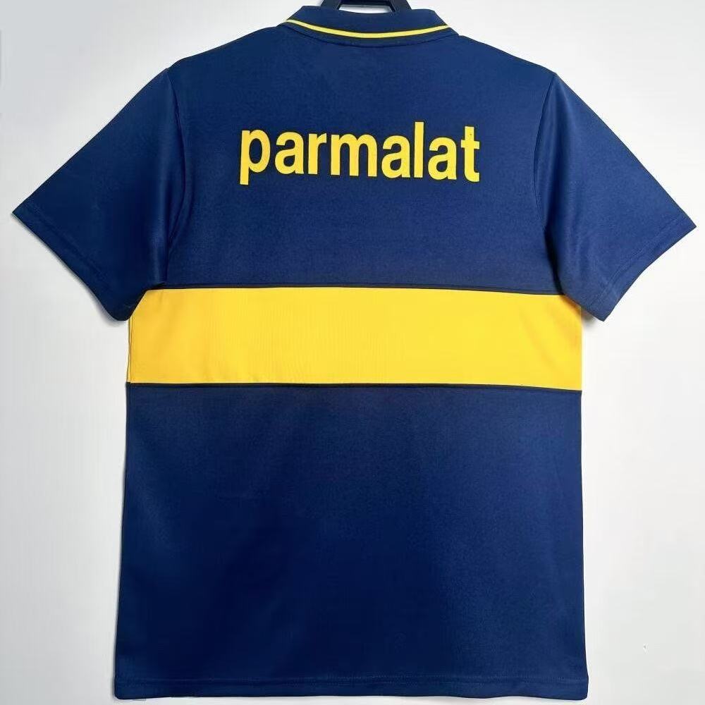 Boca Juniors 1993/95 Retro Home Jersey Parmalat Sponsor Vintage Football Shirt