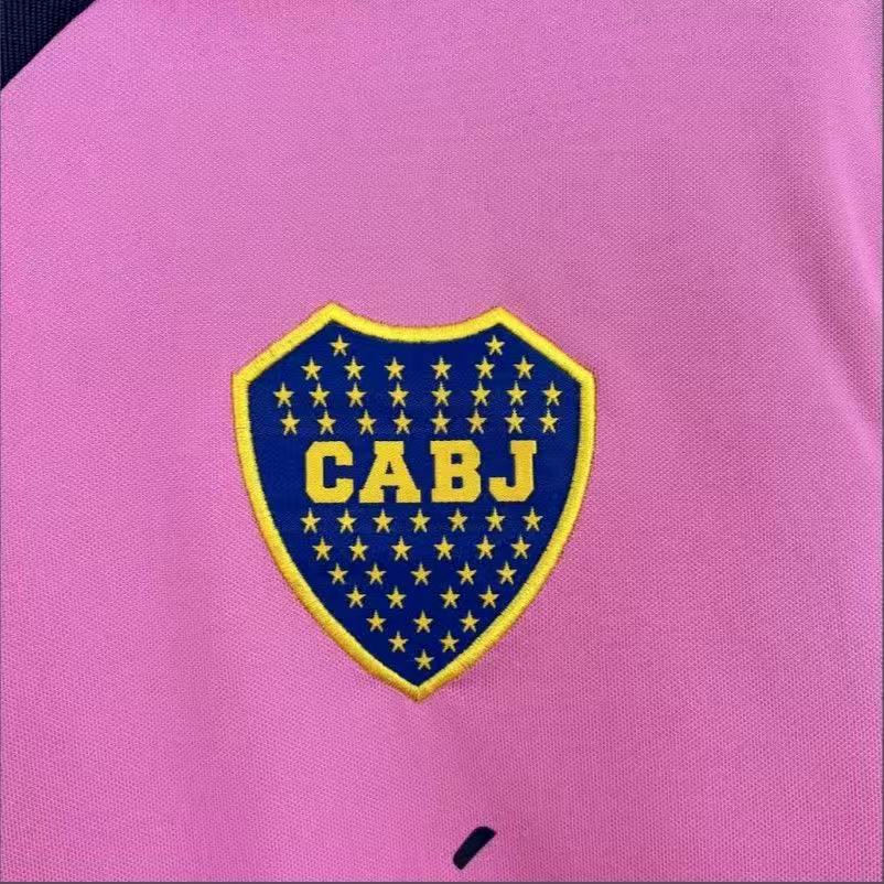 Boca Juniors 2012/13 Pink Long Sleeve Third Jersey | Fan Version BBVA Francés Special Edition