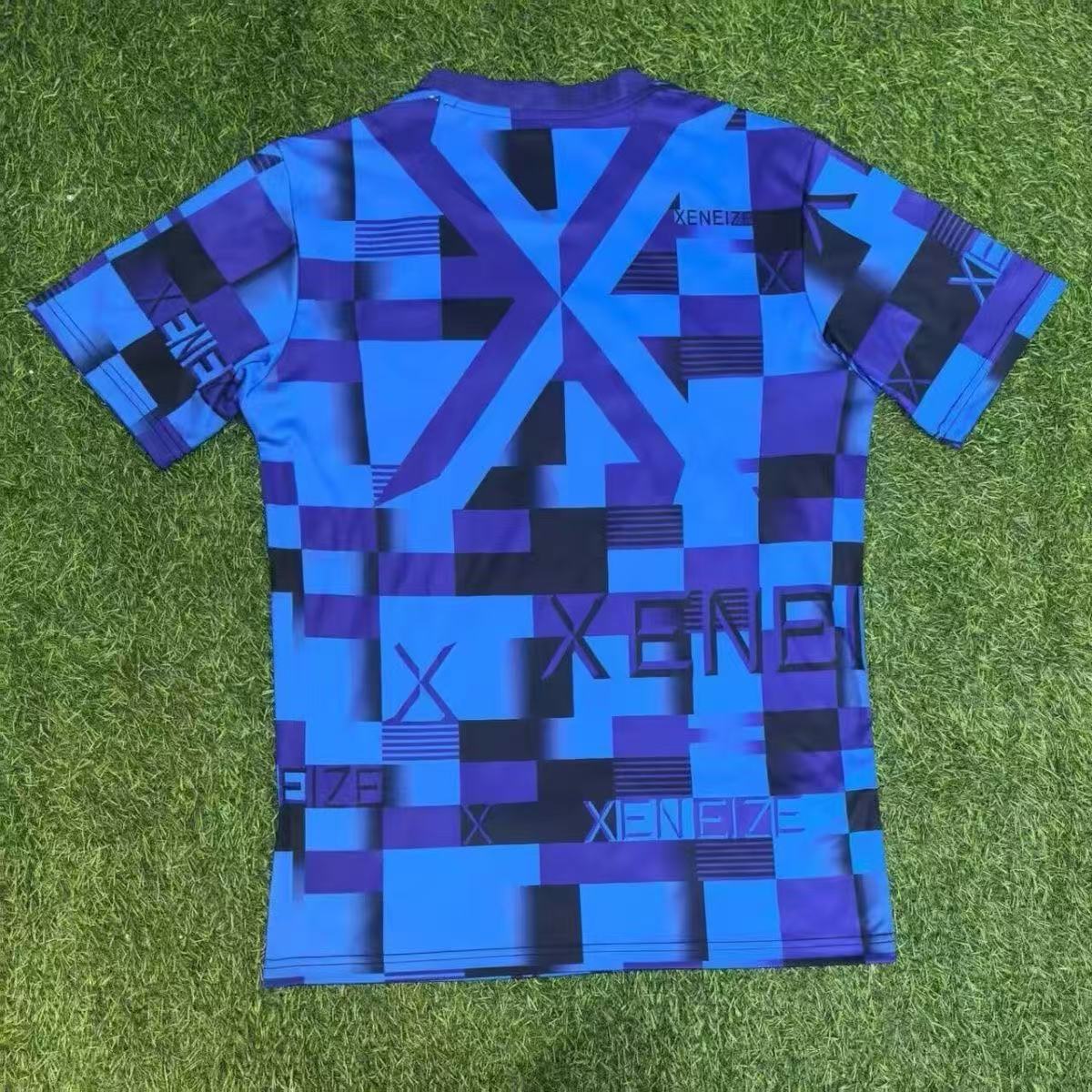 Boca Juniors 2025/26 Xeneize Special Edition Third Jersey - Blue Pixel Pattern Fan Version