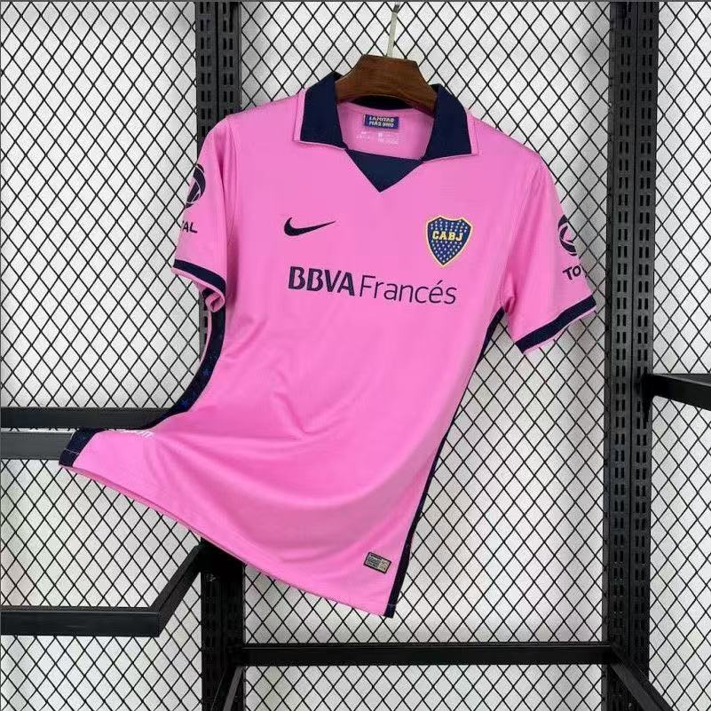 Boca Juniors 2012/13 Pink Third Jersey – Short Sleeve | Fan Version BBVA Francés Special Edition