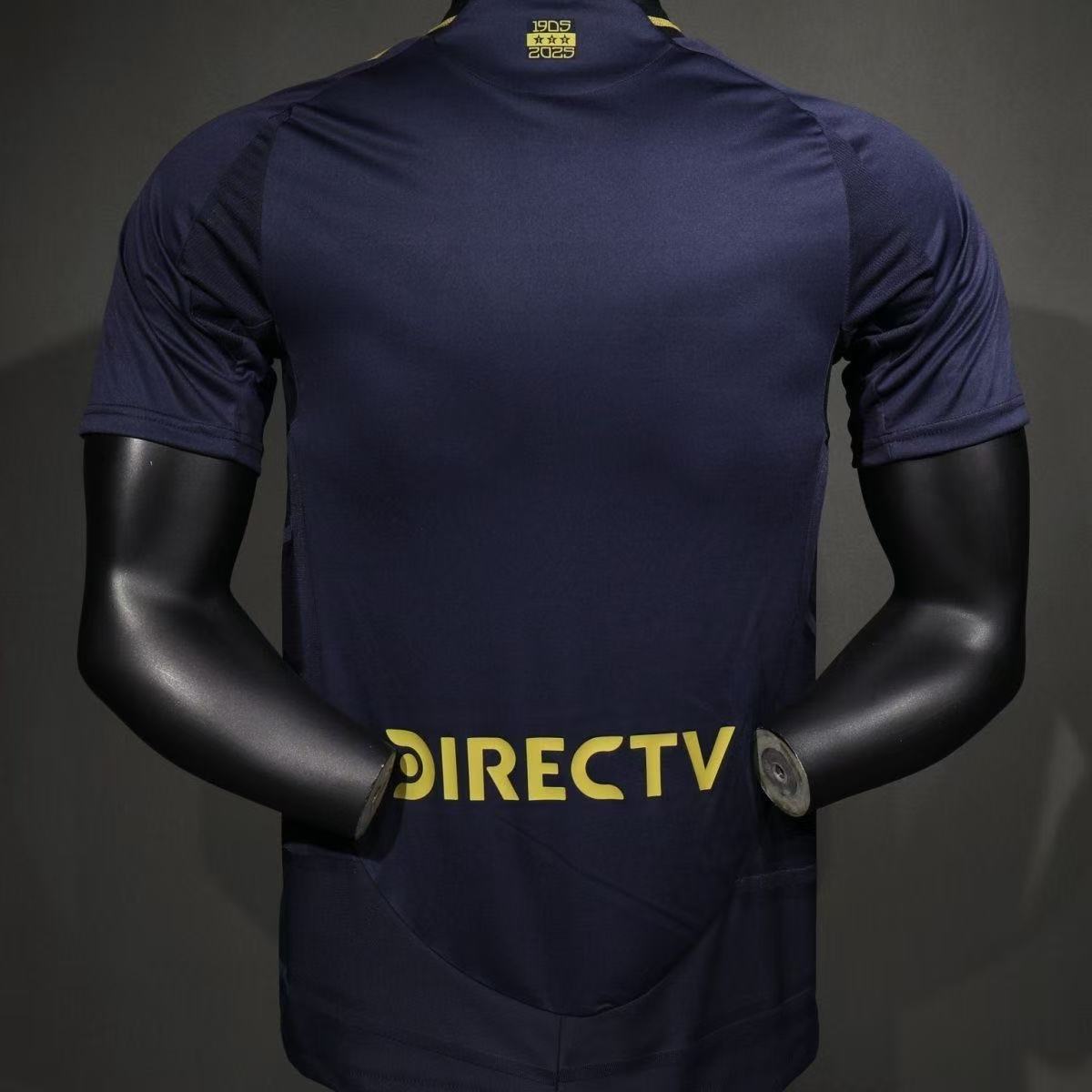 Boca Juniors 2025/26 Player Version Away Jersey - Star Pattern Navy Yellow HEAT.RDY
