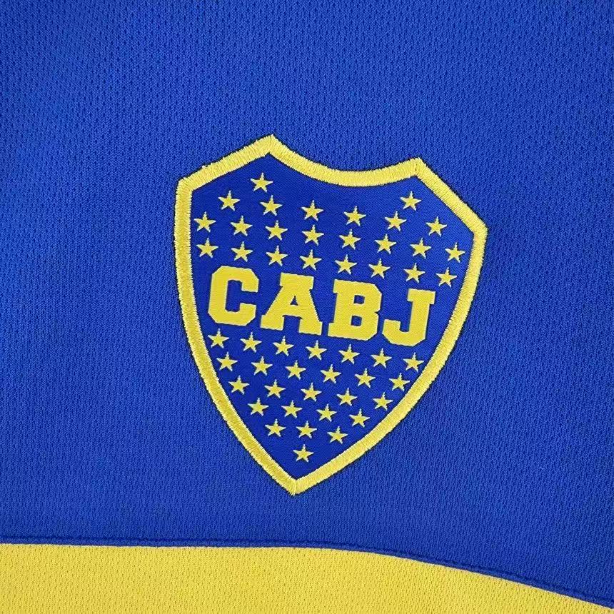 Boca Juniors 2023/24 Home Jersey – No Sponsor Classic Blue & Yellow Band | Fan Version