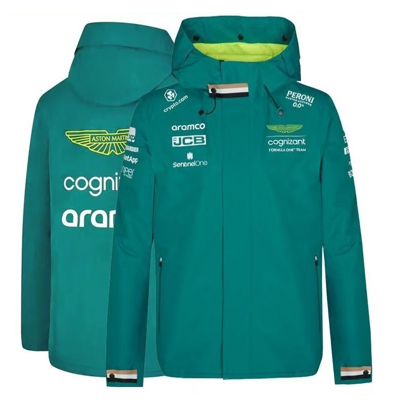 Aston Martin F1 2024 Team Jacket | Cognizant Aramco Racing Hoodie Windbreaker