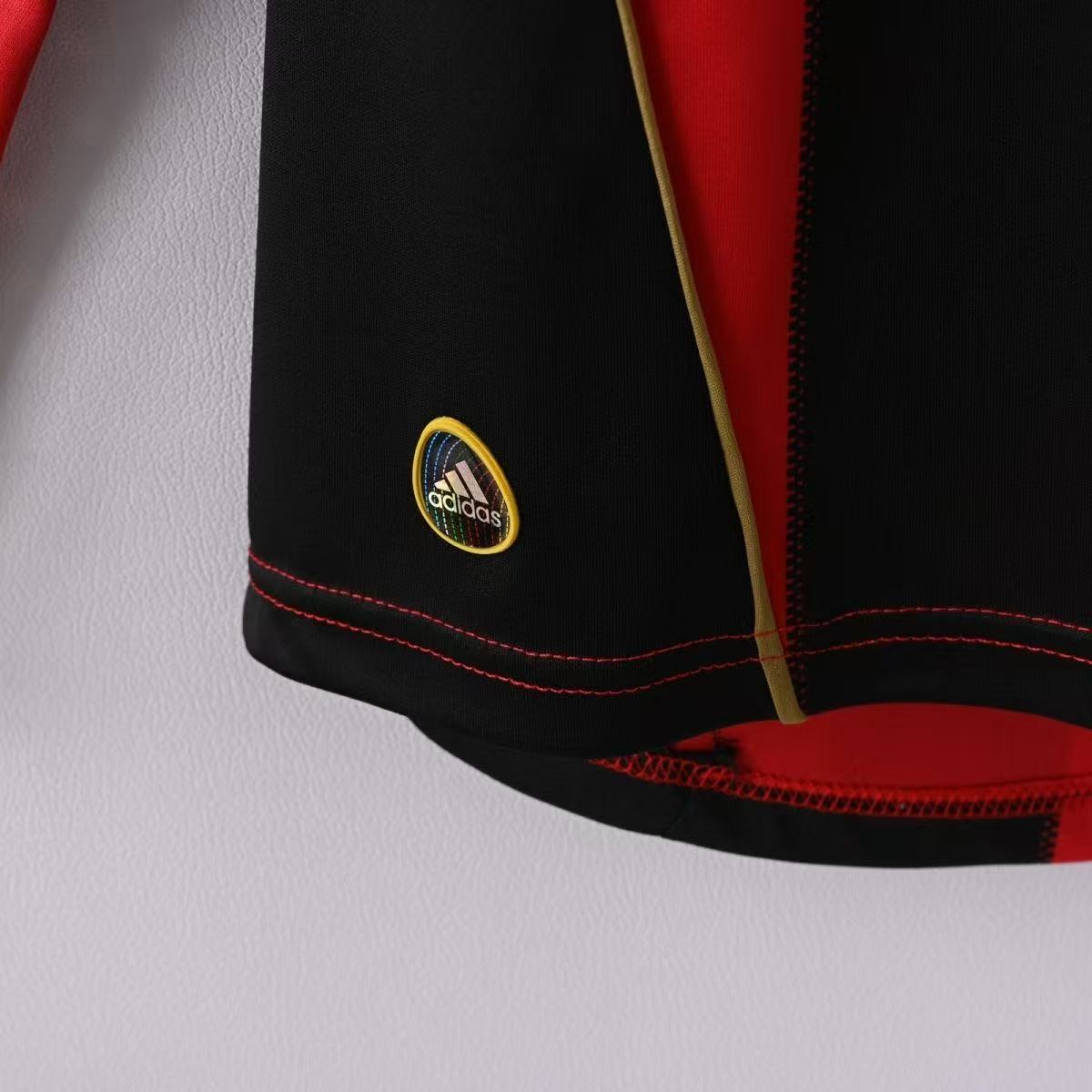 AC Milan 2010/11 Home Long Sleeve Jersey | Adidas Fly Emirates Retro Football Shirt