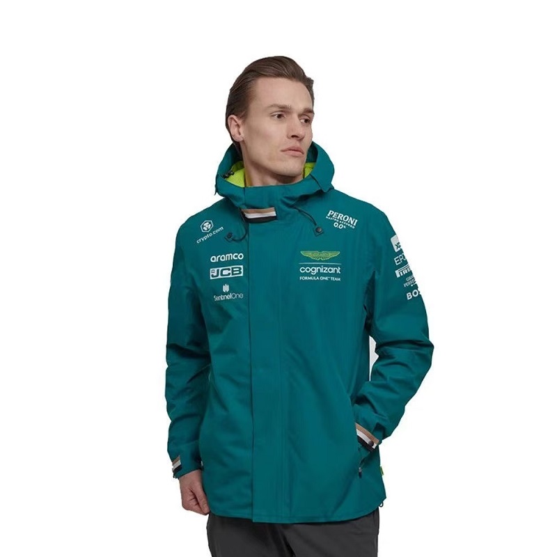 Aston Martin F1 2024 Team Jacket | Cognizant Aramco Racing Hoodie Windbreaker