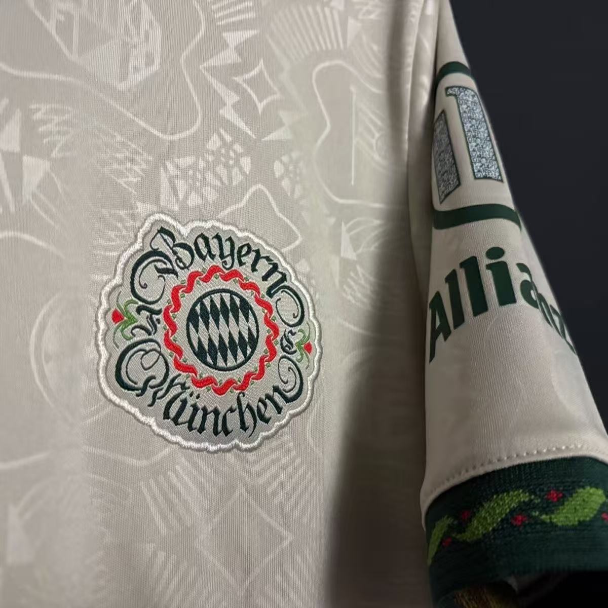 Bayern Munich x Adidas Originals Oktoberfest 2024 Retro Jersey | White & Green Special Edition