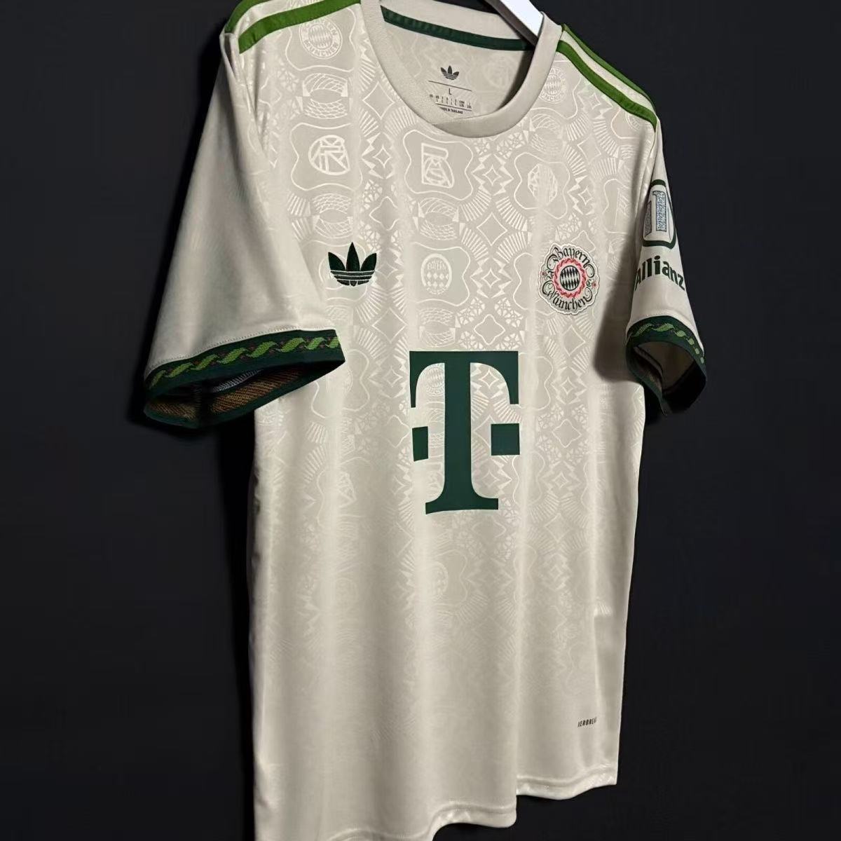 Bayern Munich x Adidas Originals Oktoberfest 2024 Retro Jersey | White & Green Special Edition