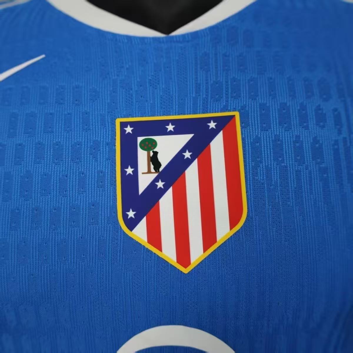 Atletico Madrid 25/26 Away Player Version Jersey Blue Red | Nike Riyadh Air Sponsor Dri-FIT ADV