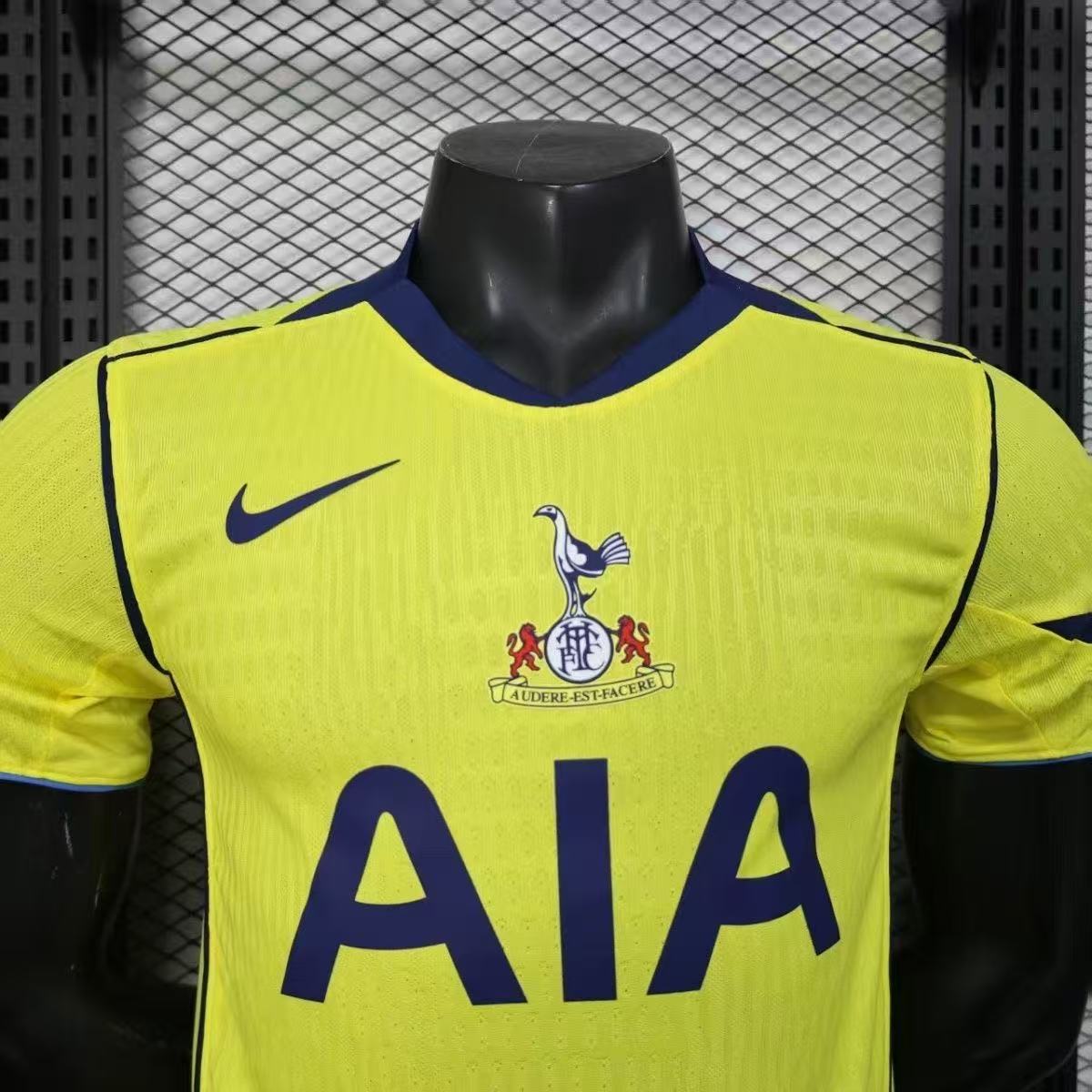 Tottenham Hotspur 25/26 Away Player Version Jersey Yellow Blue Retro Crest | Nike Dri-Fit ADV