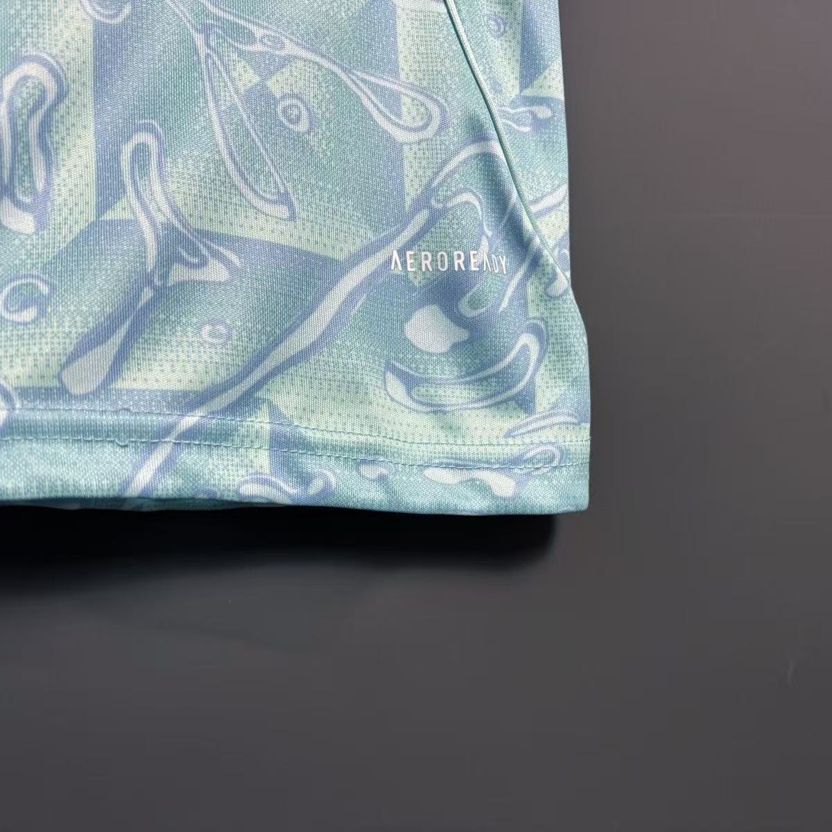 Juventus 25/26 Home Fan Version Jersey Ice Blue Liquid Pattern | Adidas Official Kit