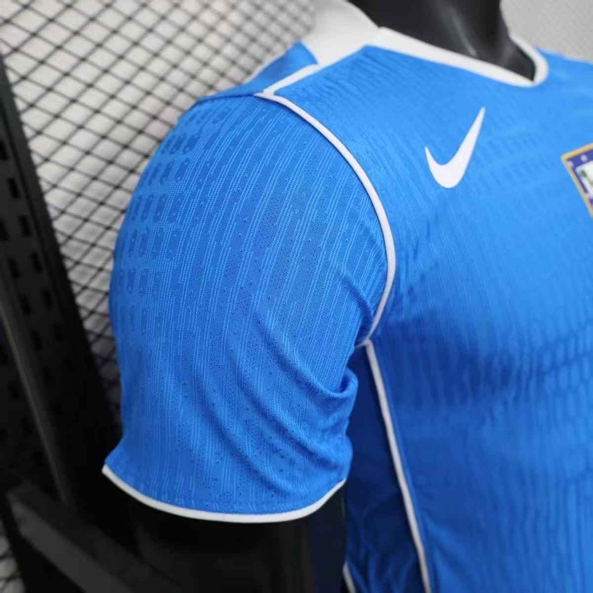 Atletico Madrid 25/26 Away Player Version Jersey Blue Red | Nike Riyadh Air Sponsor Dri-FIT ADV