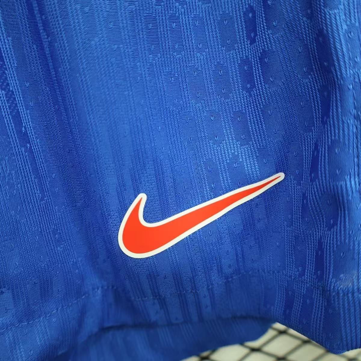 Atletico Madrid 24/25 Away Player Version Shorts | Blue Red Panel Nike Dri-FIT ADV