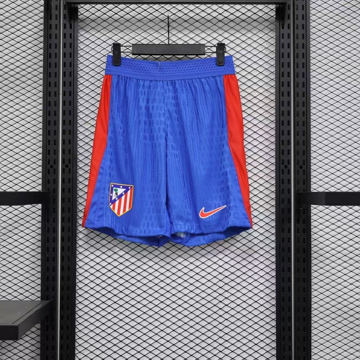 Atletico Madrid 24/25 Away Player Version Shorts | Blue Red Panel Nike Dri-FIT ADV