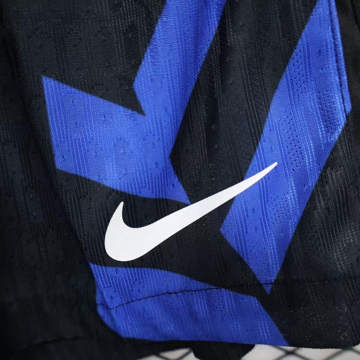 Inter Milan 25/26 Home Player Version Shorts | Black Blue Lightning Stripes Gold Crest Nike Dri-FIT ADV