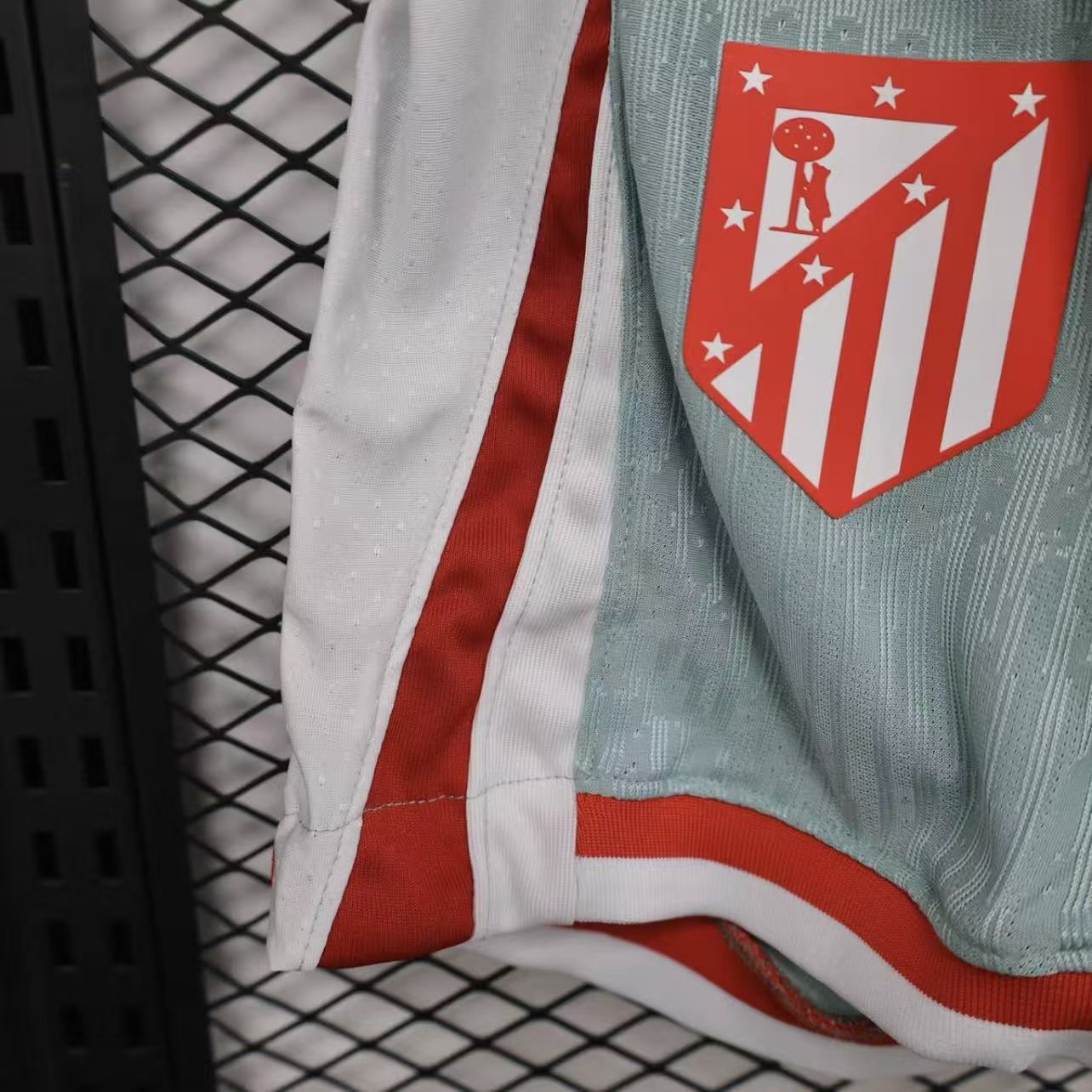 Atletico Madrid 25/26 Away Player Version Shorts | Mint Green Red Crest Nike Dri-FIT ADV