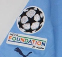 Manchester City 2022/23 Home Jersey Fan Version – Sky Blue Red Trim