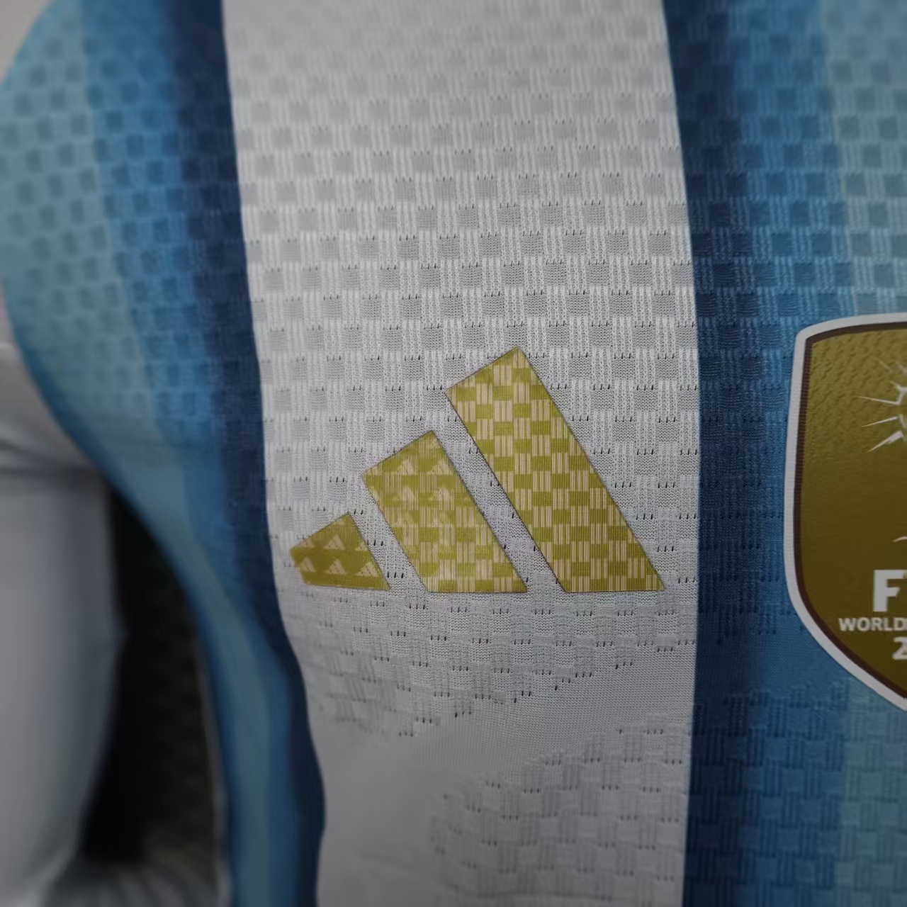 Argentina 2026 World Cup Home Player Version Long Sleeve Soccer Jersey