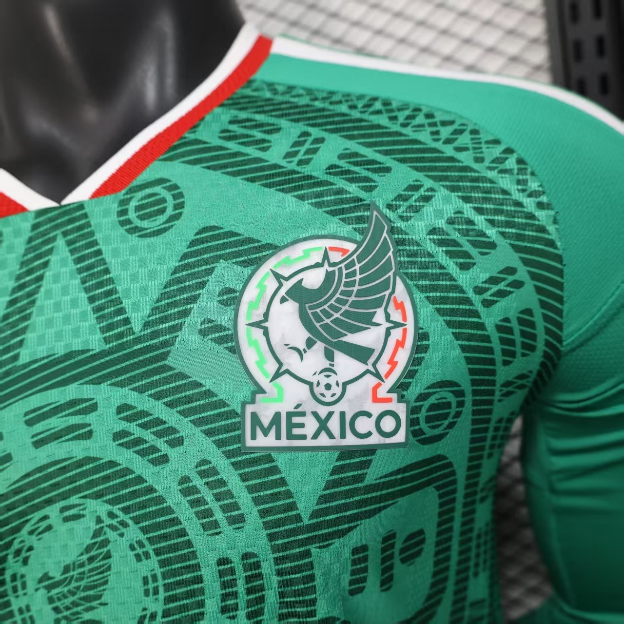 Mexico 2026 World Cup Home Player Version Long Sleeve Soccer Jersey