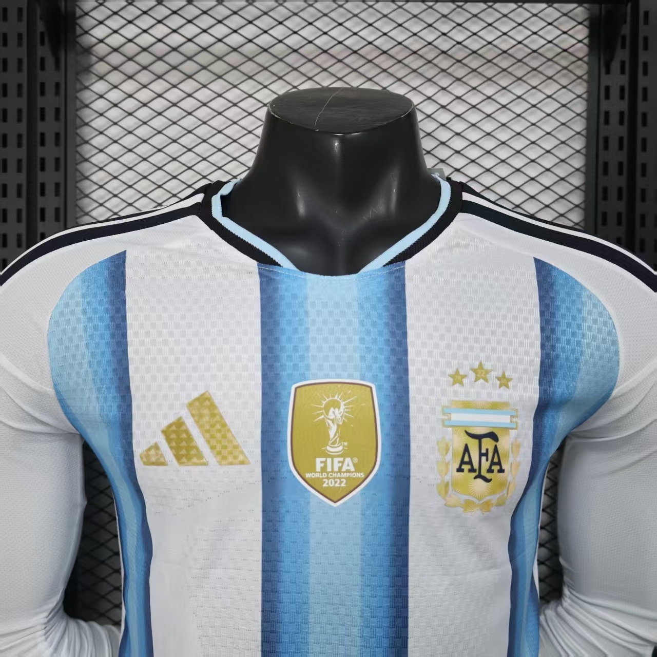 Argentina 2026 World Cup Home Player Version Long Sleeve Soccer Jersey