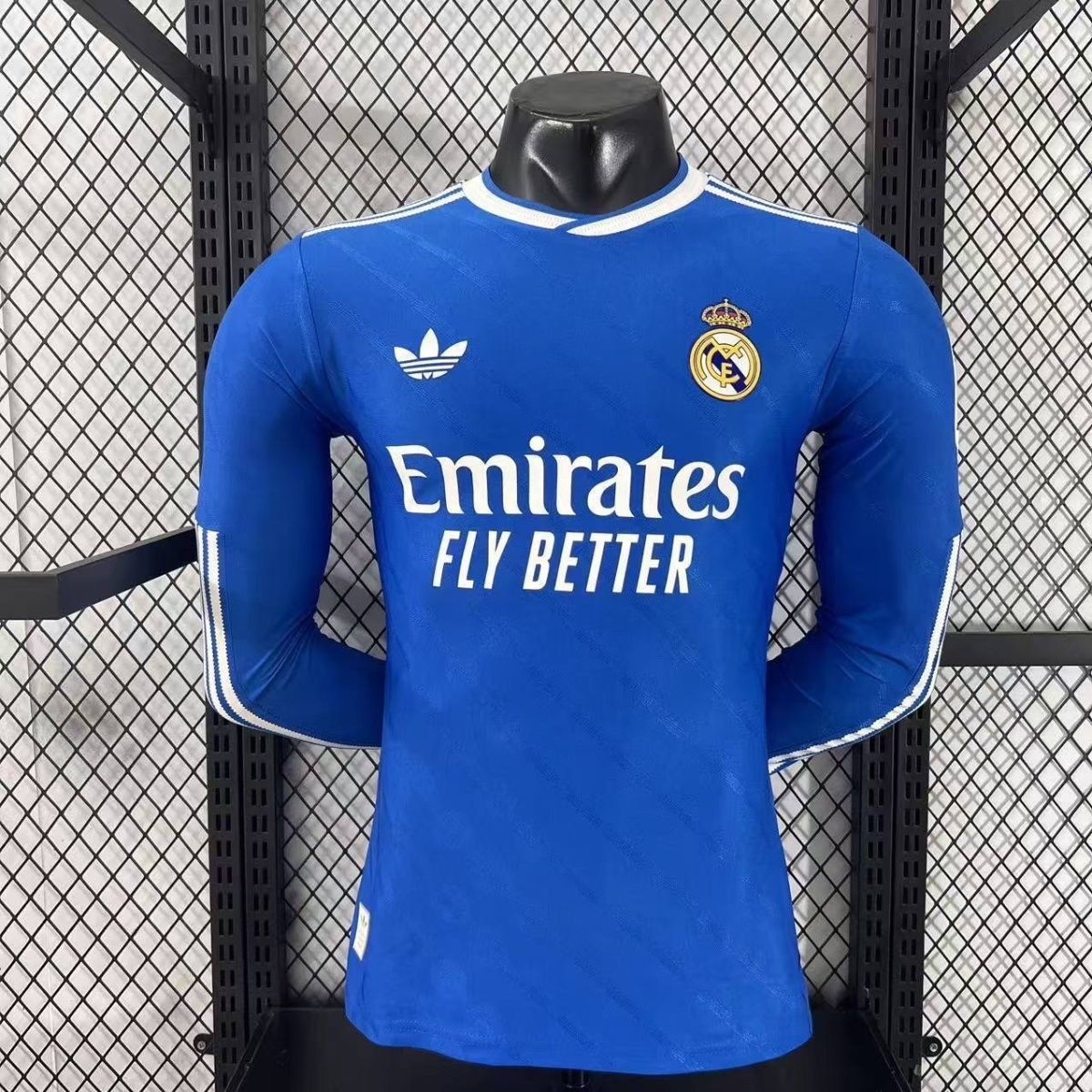 Real Madrid Third Player Long Sleeve Jersey 25/26