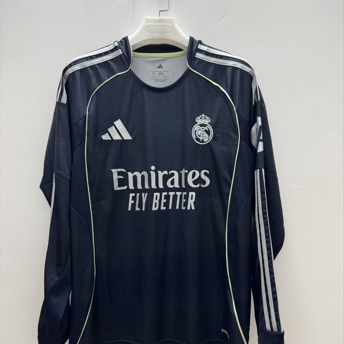 Real Madrid Away Man Long Sleeve Jersey 25/26