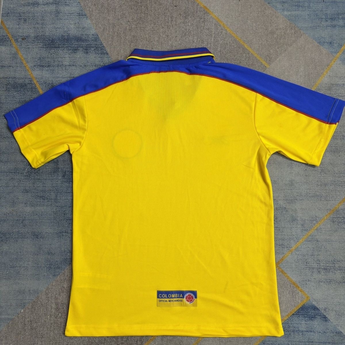 Colombia 1998 Home Jersey – Reebok Retro Yellow World Cup Classic Kit