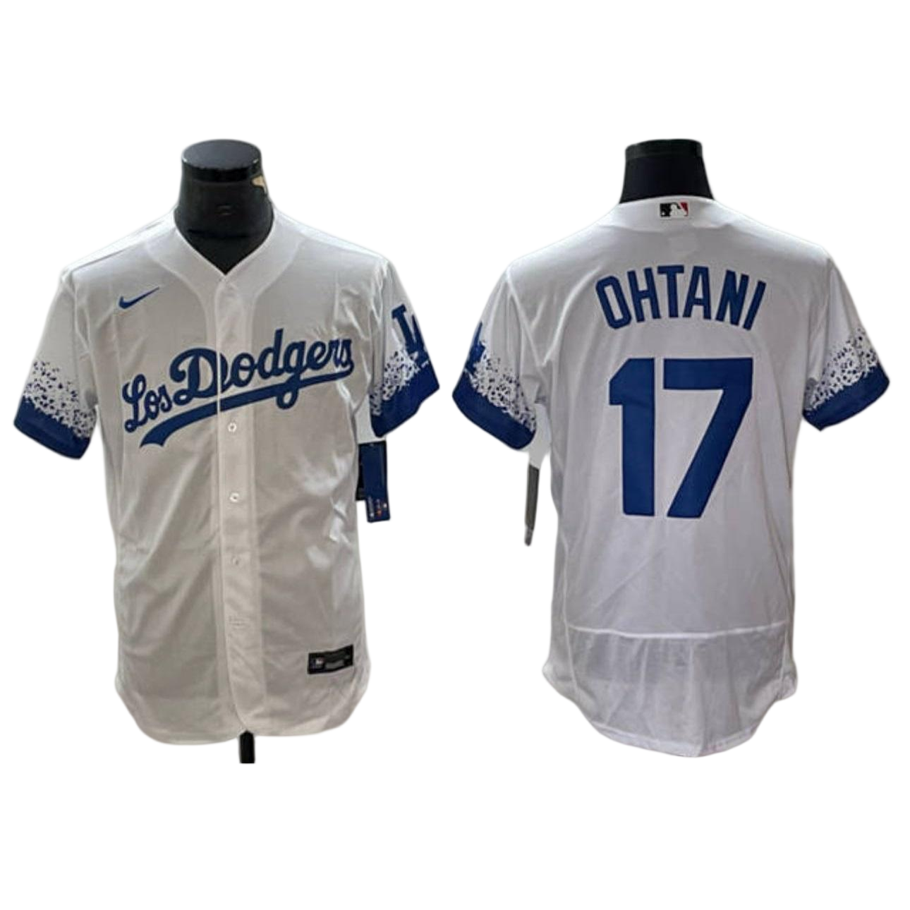 Los Angeles Dodgers Retro Gradient Sleeve Baseball Jersey