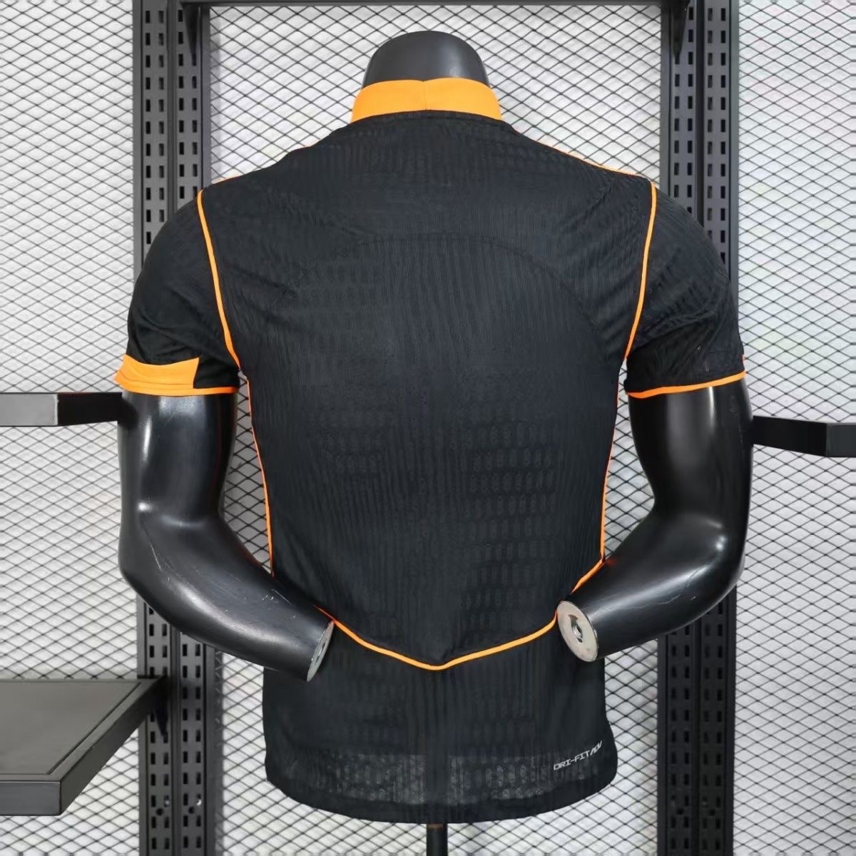 Corinthians 2025/26 Second Away Match Player Edition Black and Gold Color Scheme Football Shirt