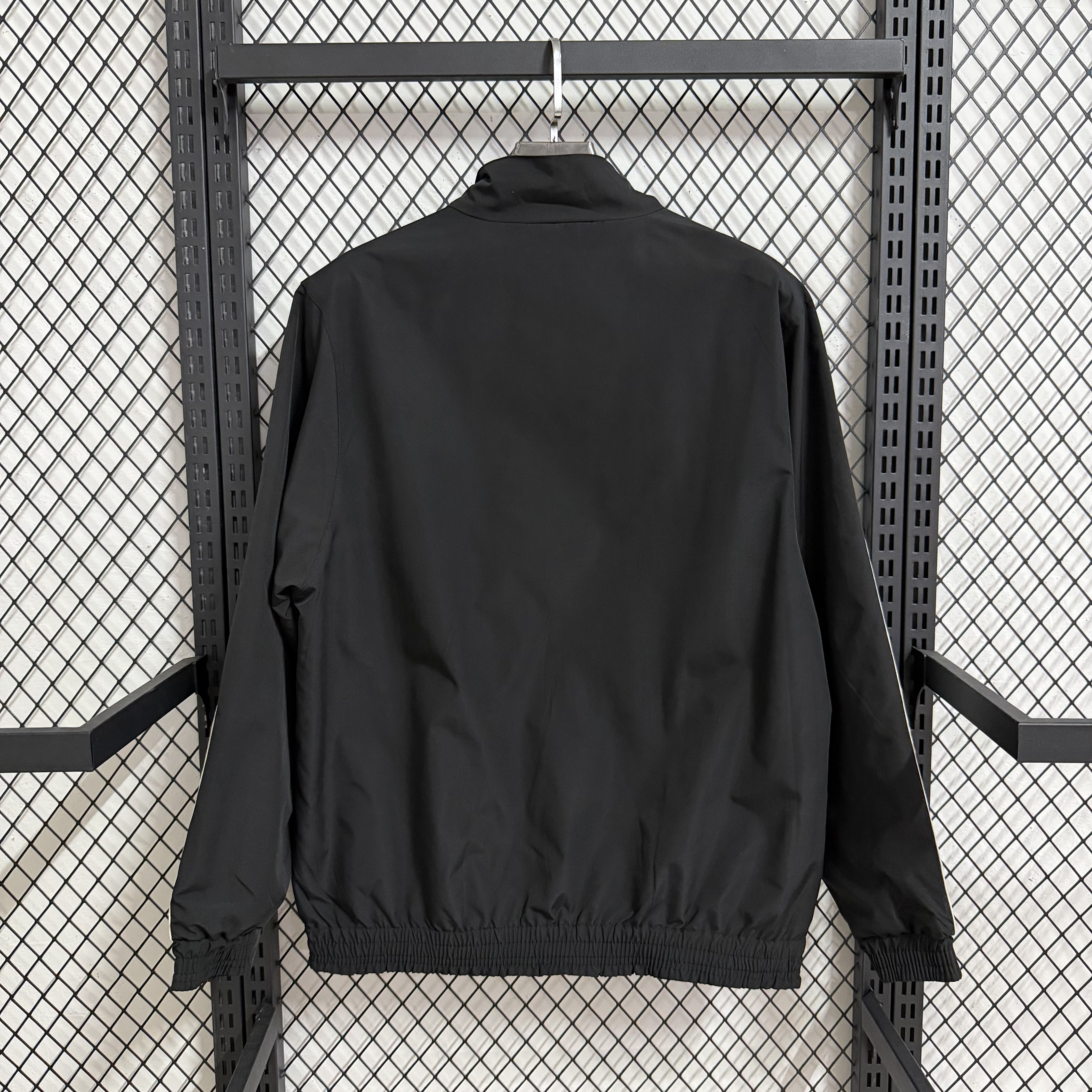 25-26 German team double-sided transfer printed red and black waterproof windbreaker