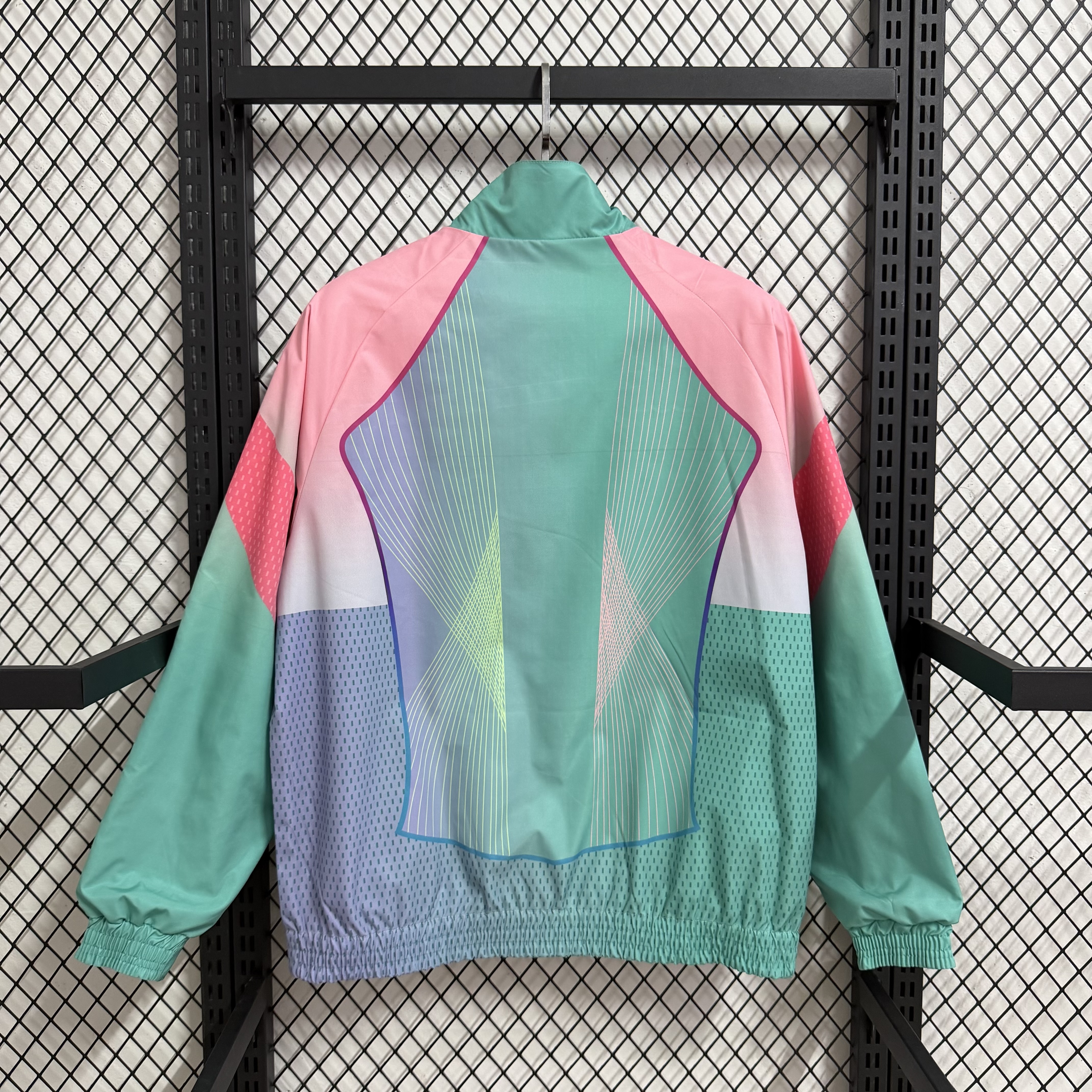25-26 Basarona Pink Green Special Edition Double sided Waterproof Windbreaker