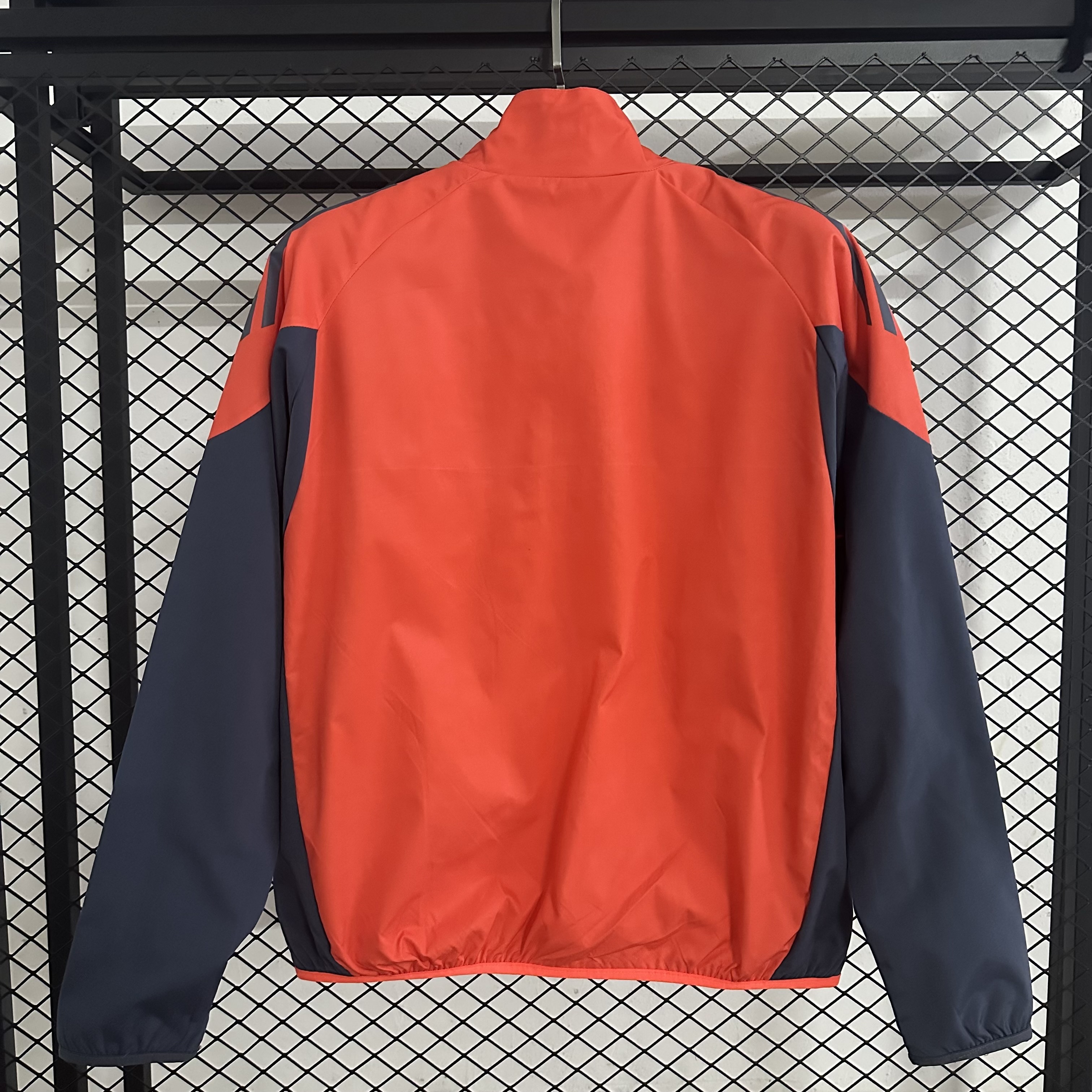 25-26 Bayern Orange Training Waterproof Windbreaker