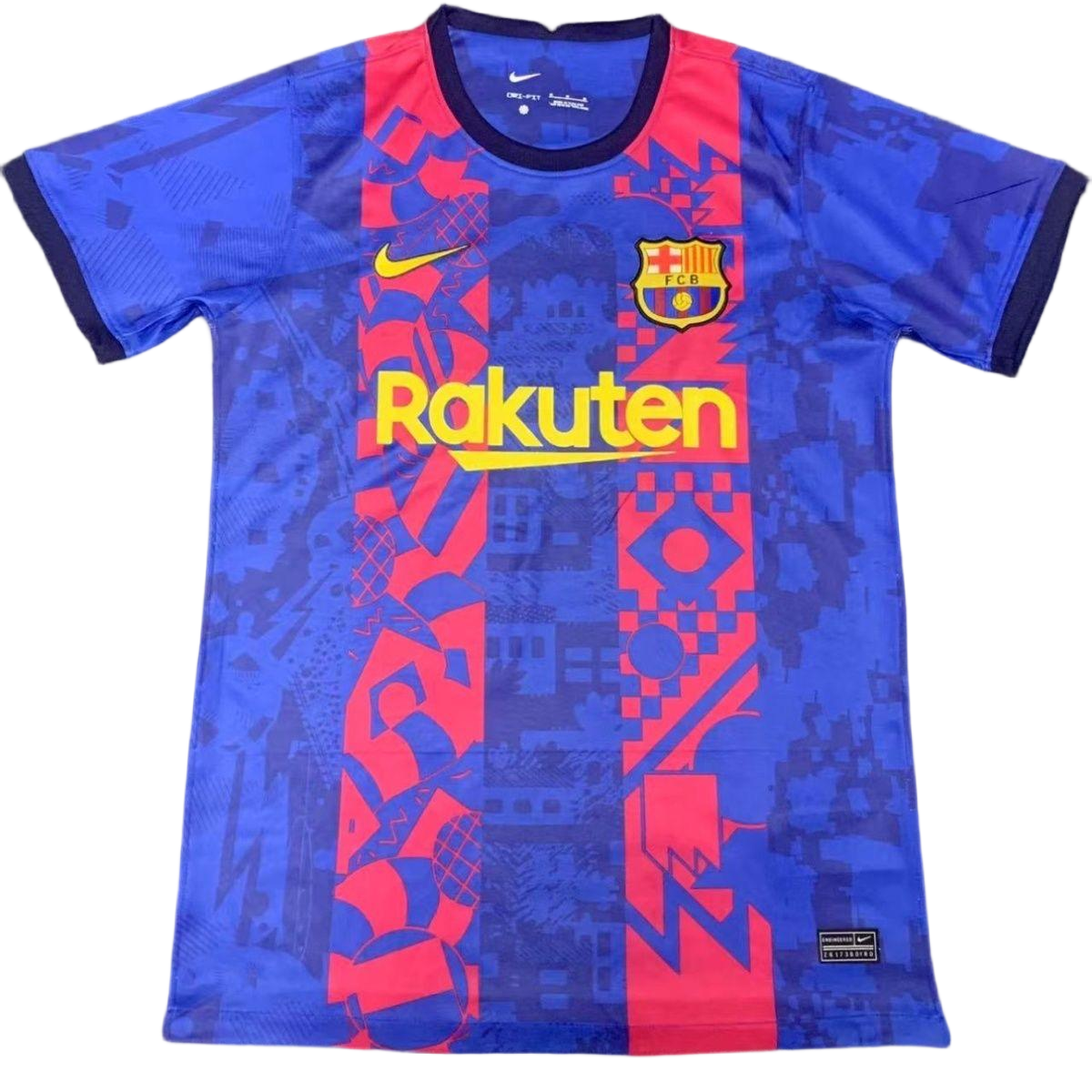 Barcelona 2021/22 Home Jersey - Rakuten Sponsor - Fan Version