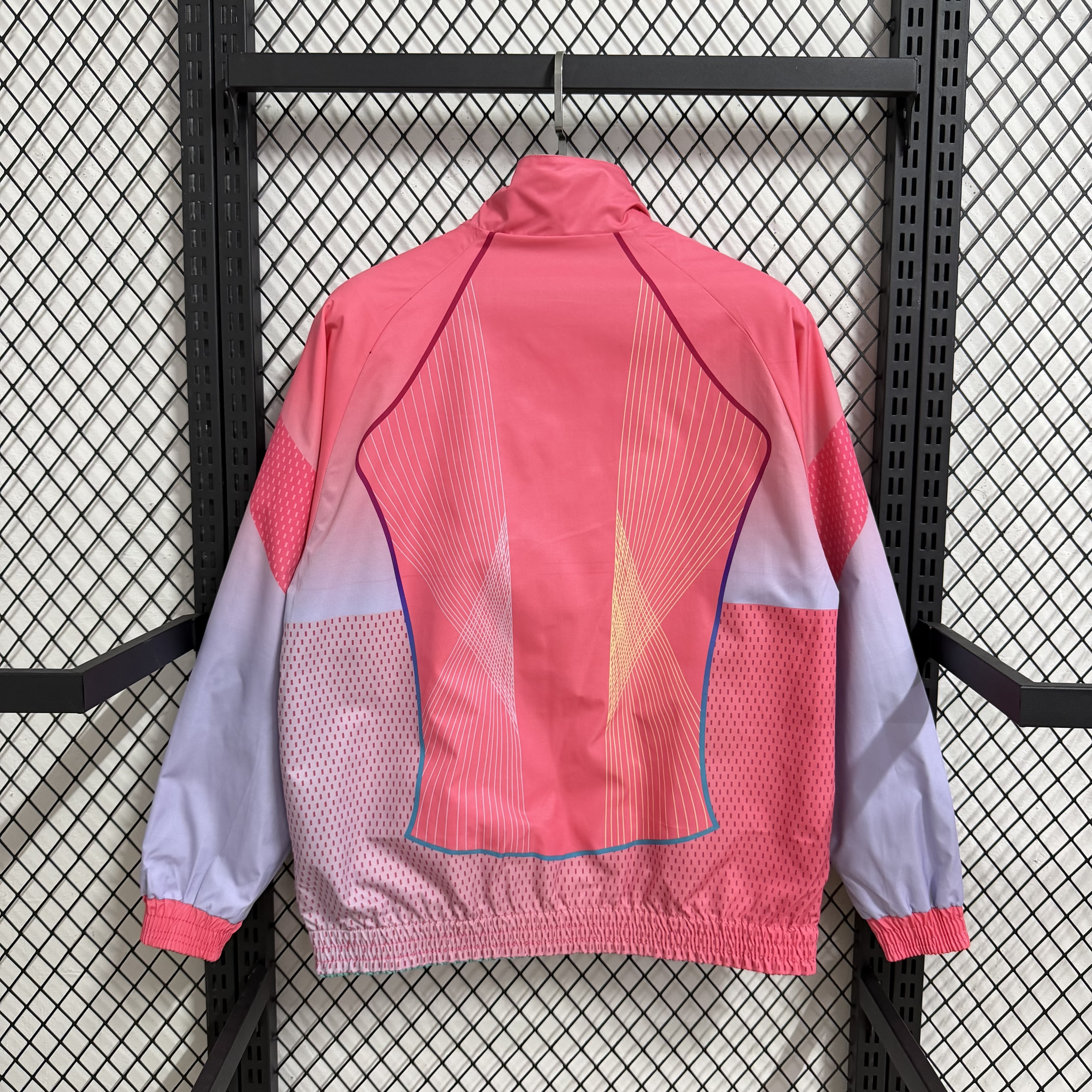 25-26 Basarona Pink Green Special Edition Double sided Waterproof Windbreaker