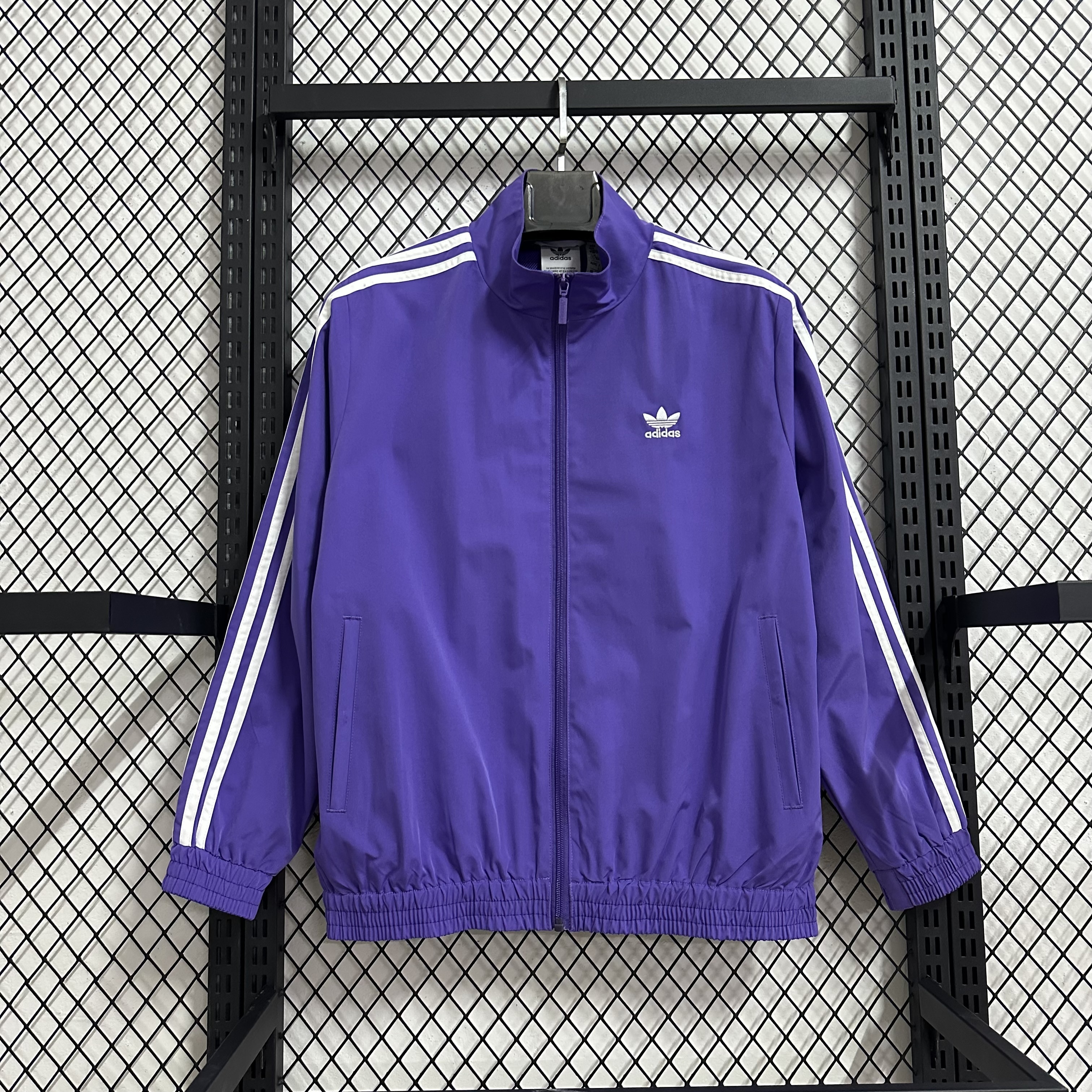 25-26 Purple Adidas Lotus Leisure Waterproof Windbreaker