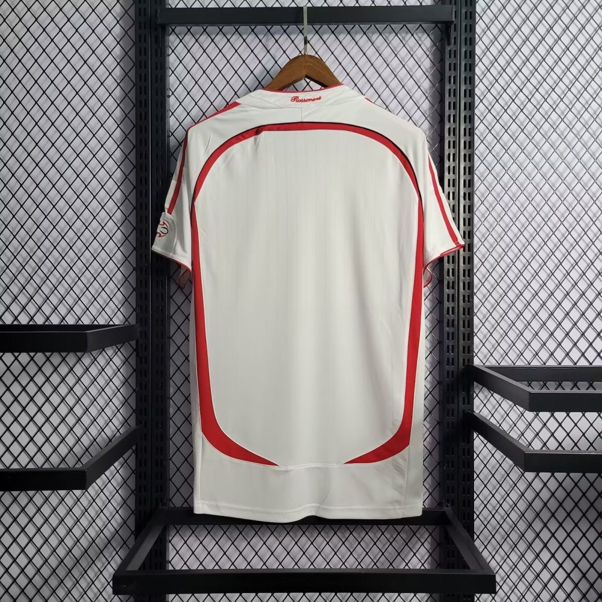 2006-07 AC Milan Ronaldo #99 Kakà #22 Maldini #3 Pirlo #21 UCL Final Retro Jersey Away Replica