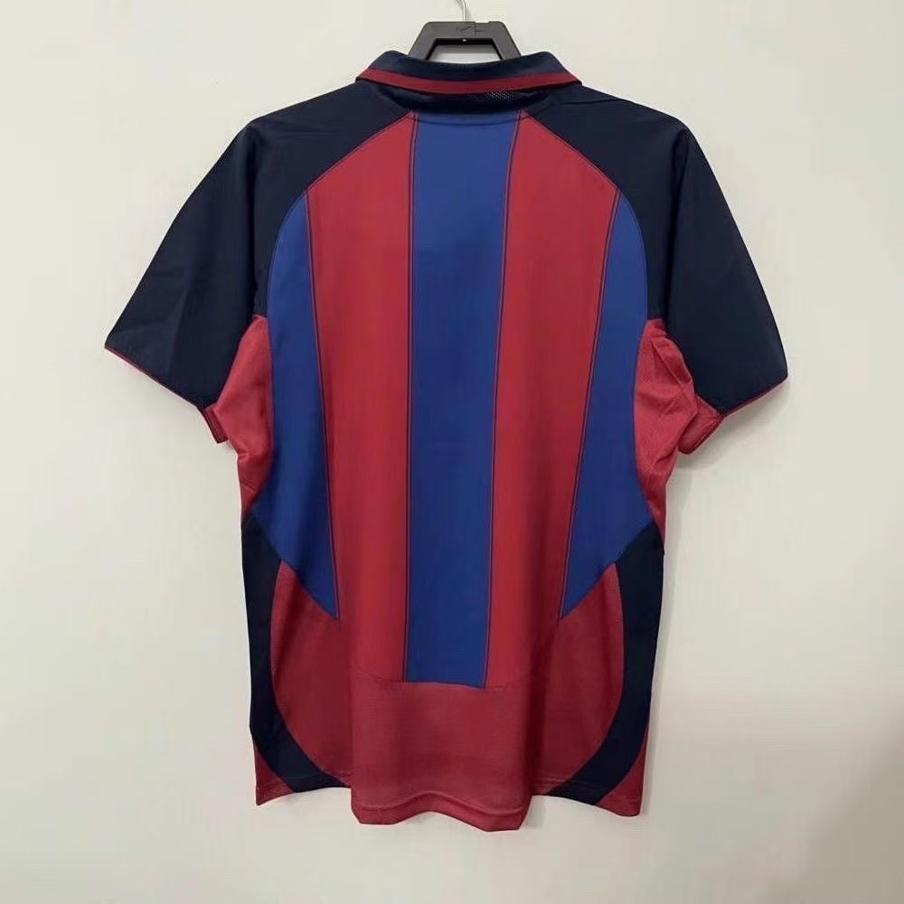 2003/04 Barcelona Ronaldinho #10 Retro Jersey Home