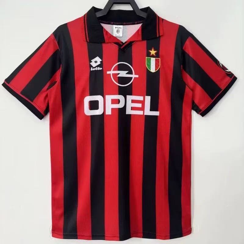 AC Milan BAGGIO #18 Retro Jersey Home  1996/97